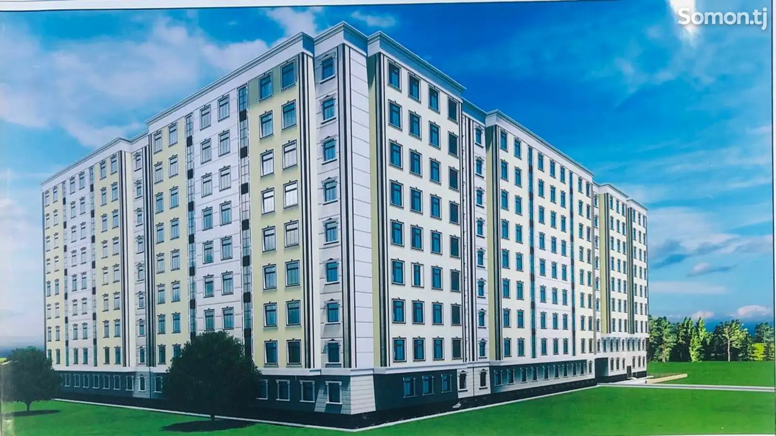 1-комн. квартира, 9 этаж, 54 м², Рудаки-1