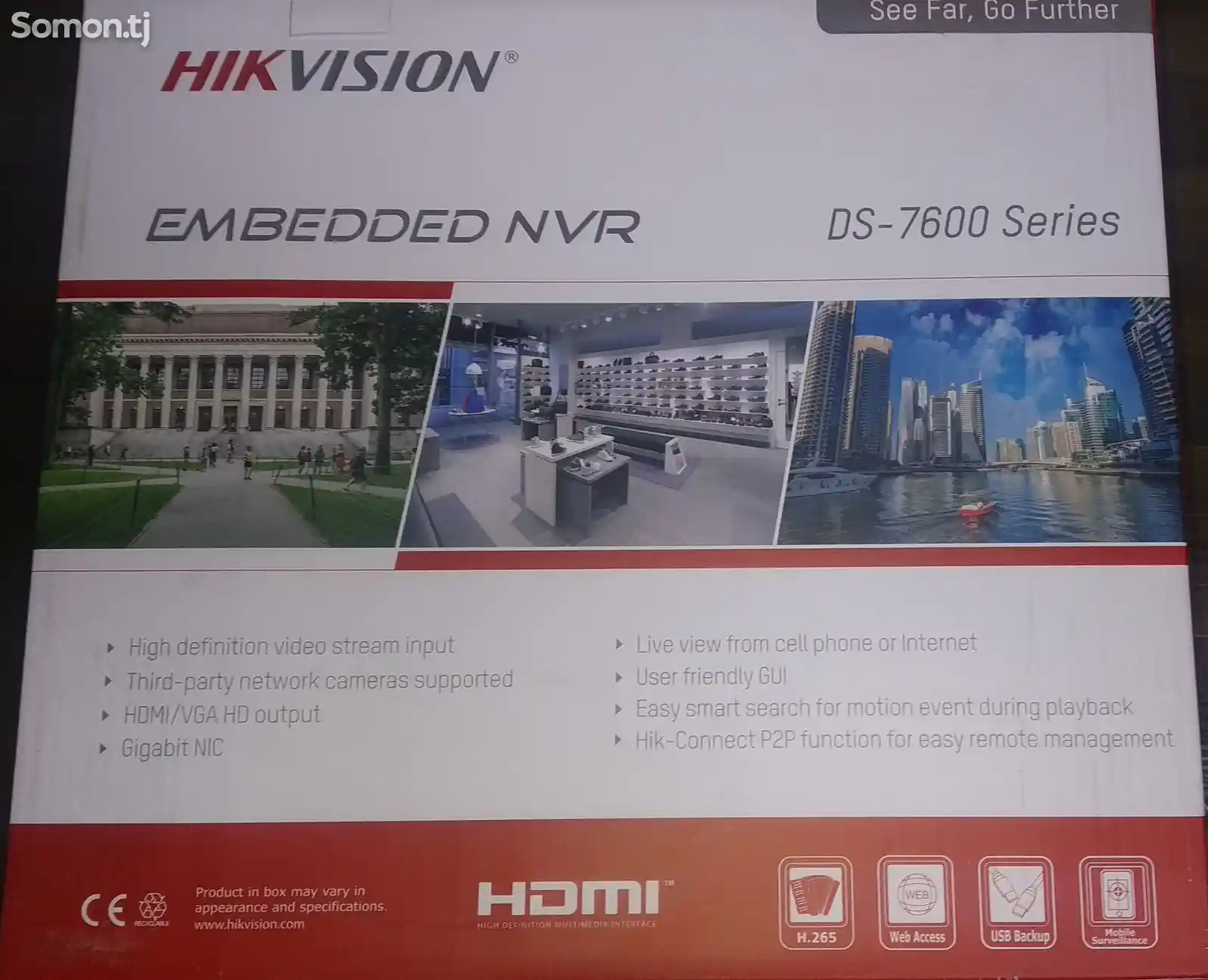 IP Видеорегистратор Hikvision DS-7616NI-K2-3