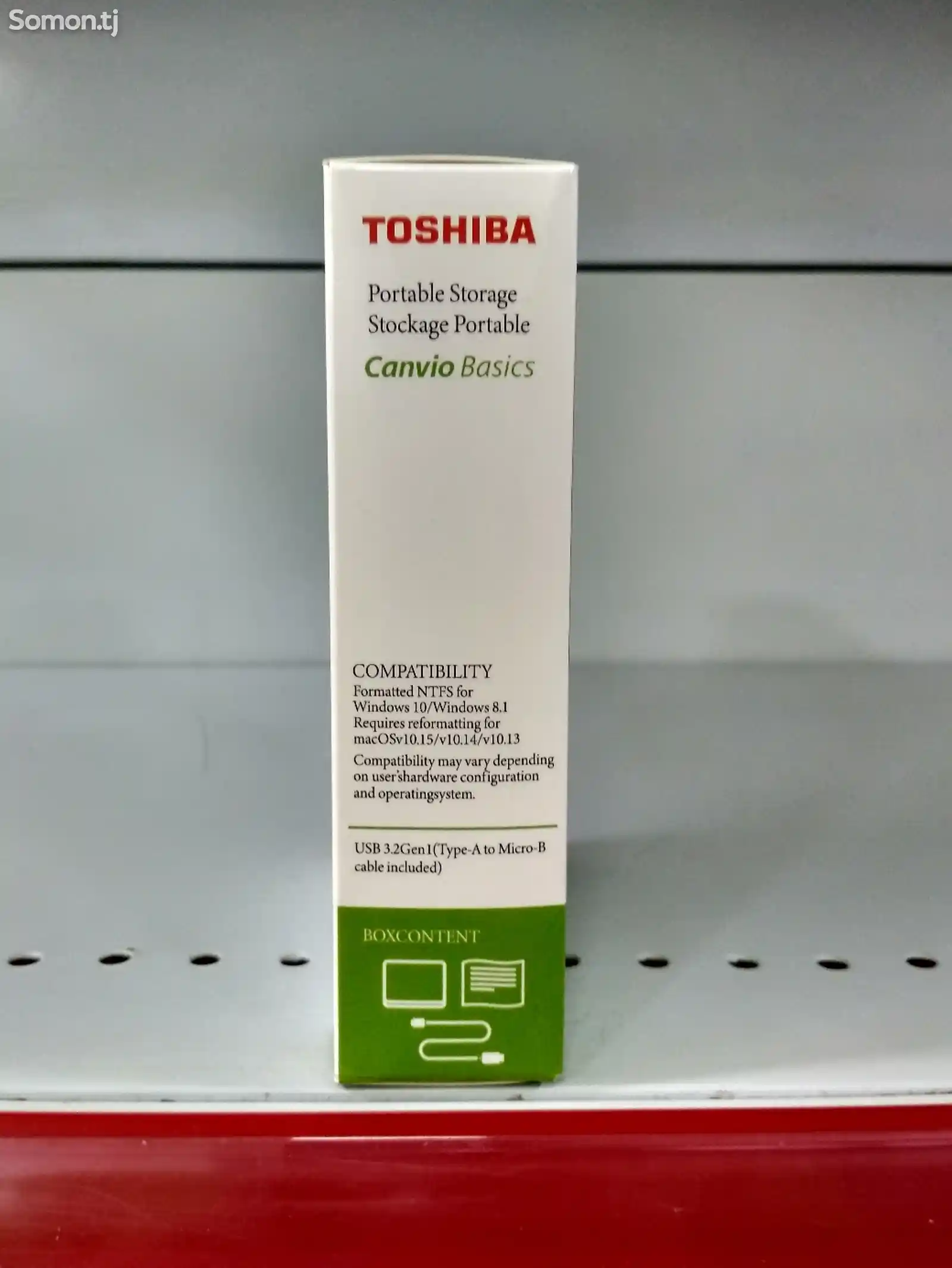 Портативный USB 3.0 Жёсткий диск Toshiba Canvio Basics 500GB-3