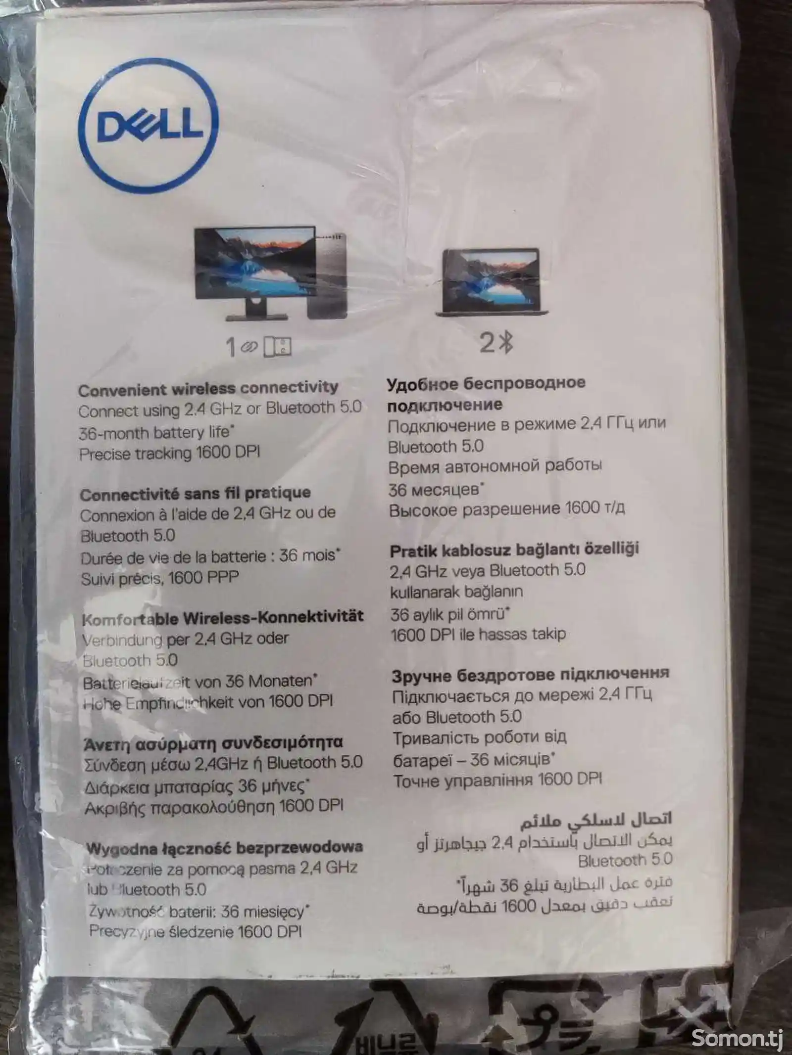 Компьютерная мышка Dell bluetooth-2