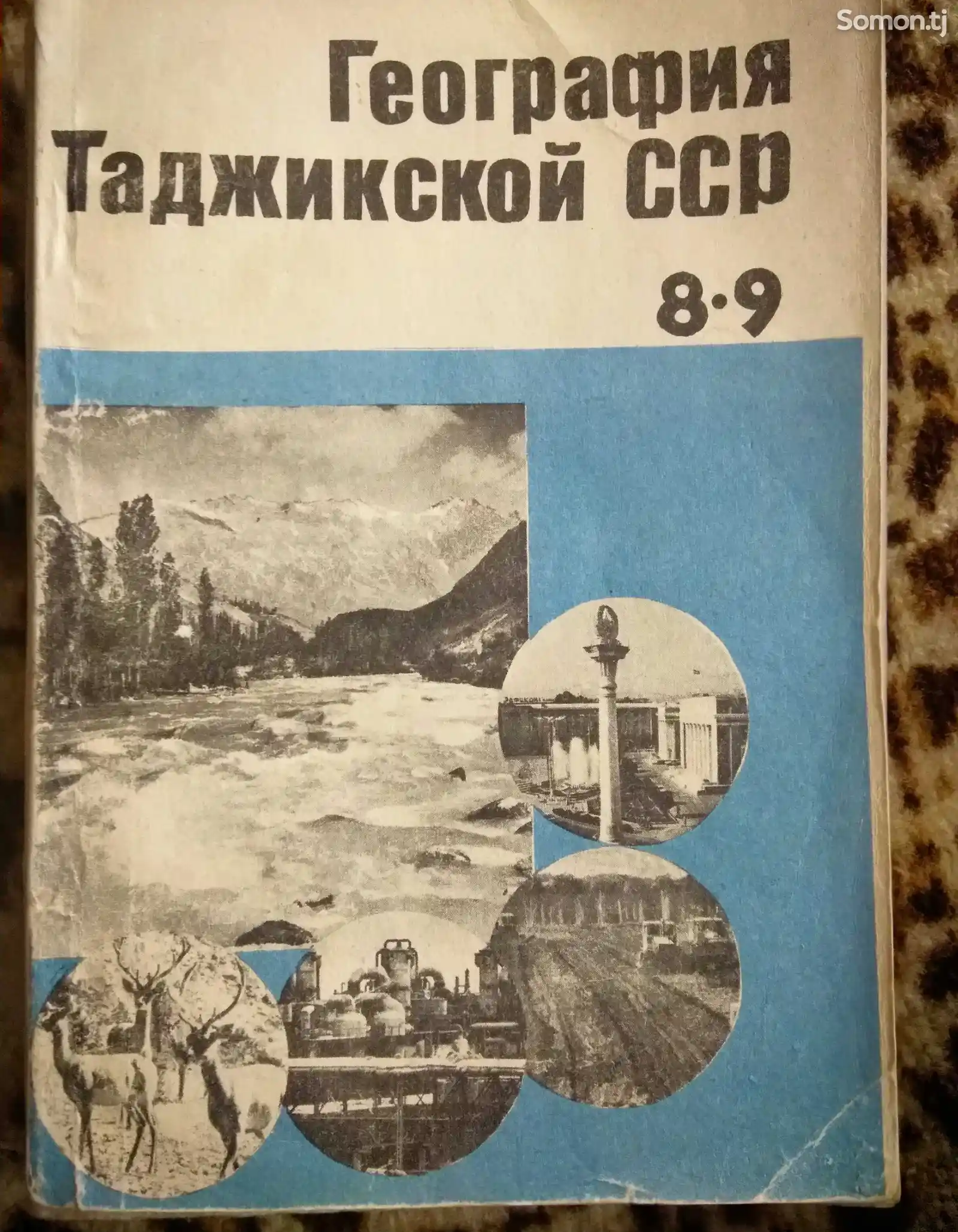 Книга География Таджикской ССР 8-9кл