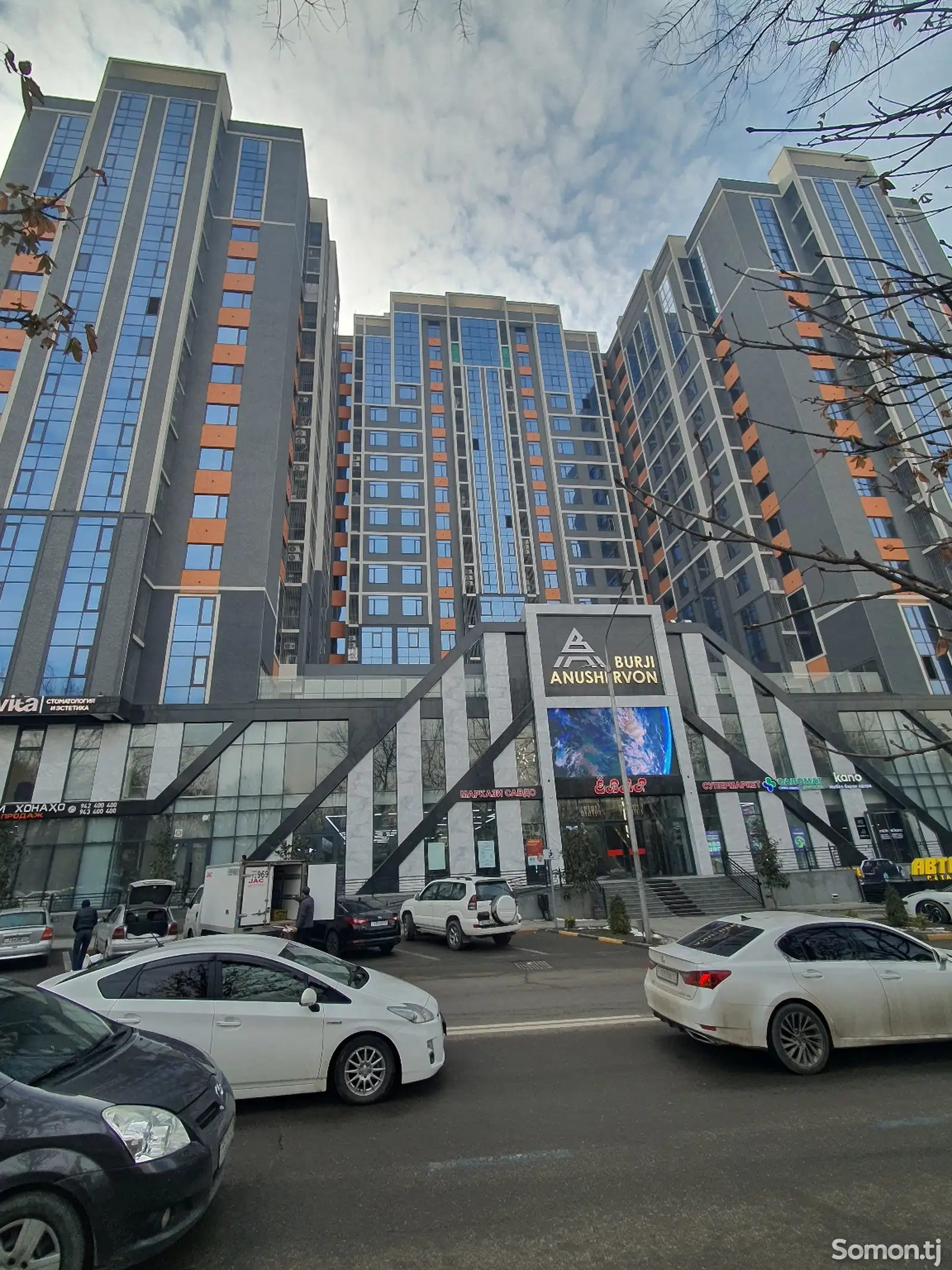 2-комн. квартира, 3 этаж, 54 м², Сомони-1