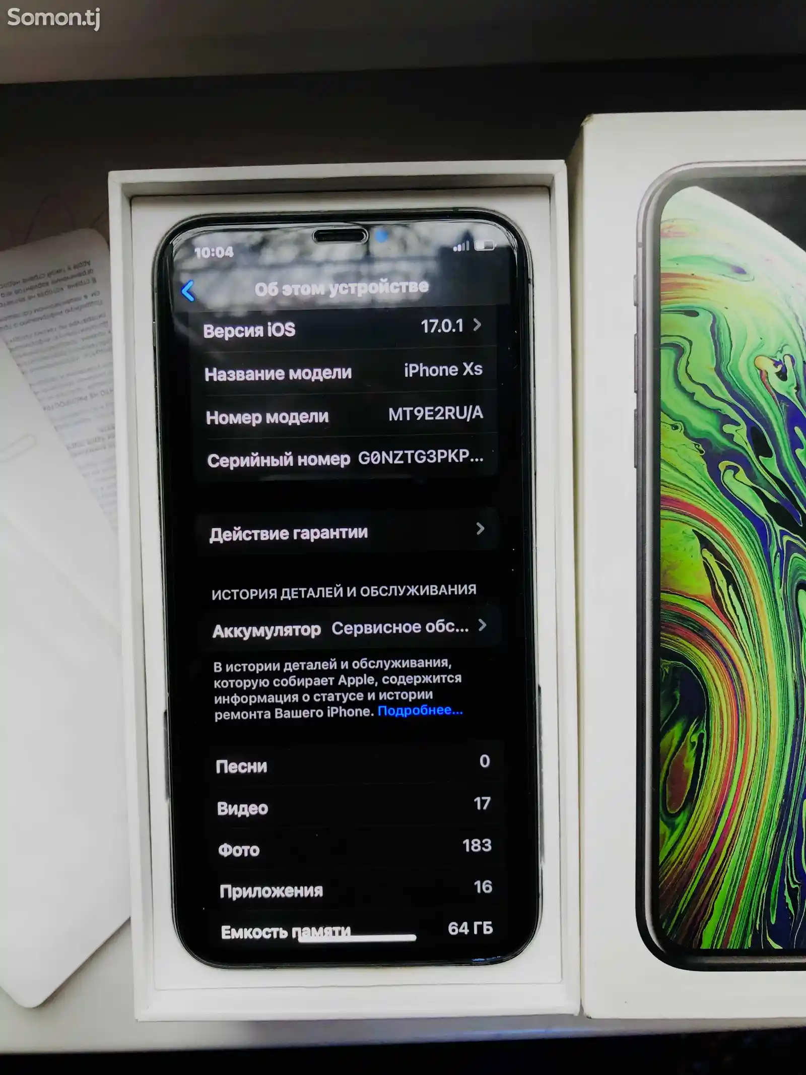 Apple iPhone Xs, 64 gb, Silver-5