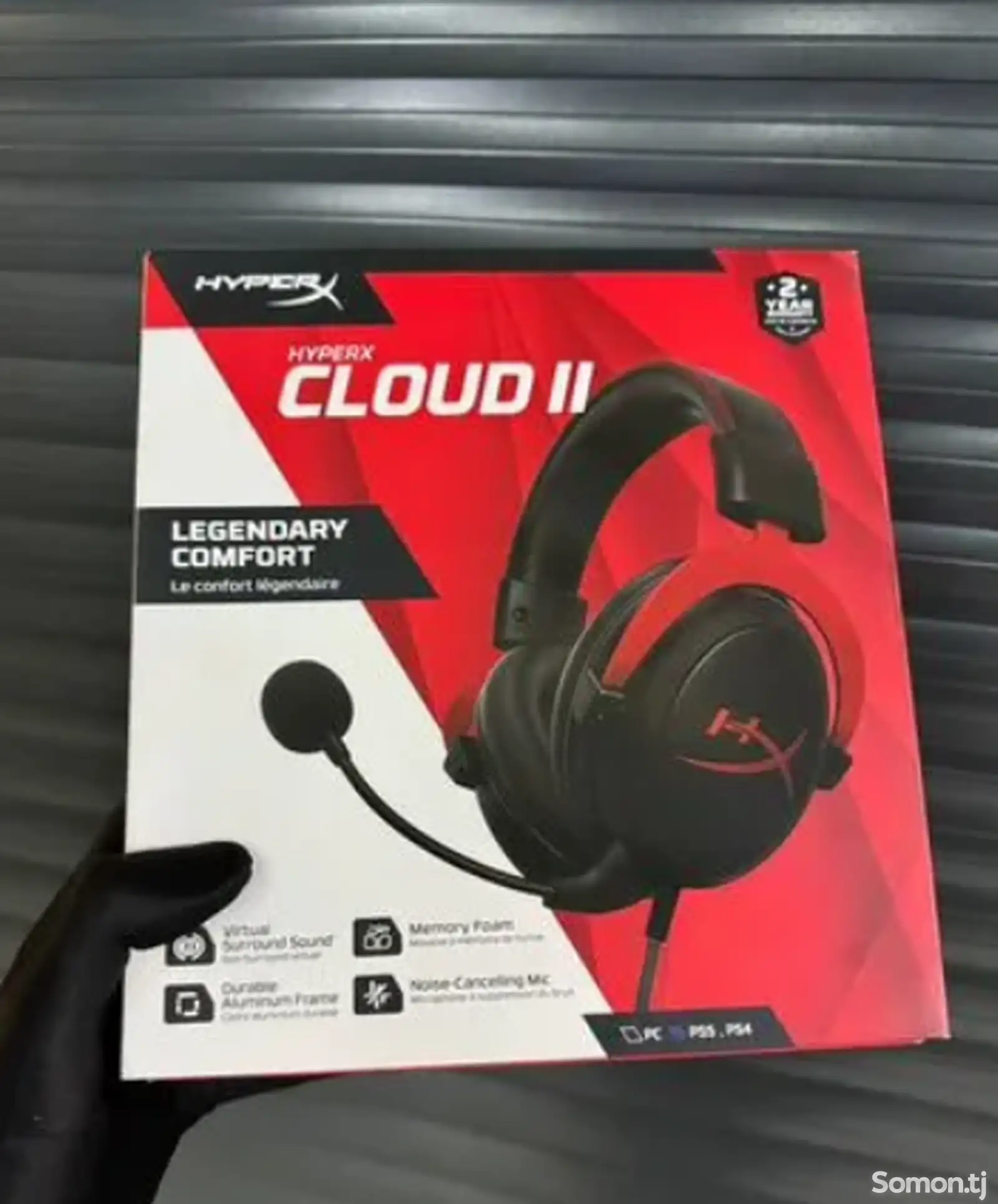 Наушники hyperx cloud 2 red-1