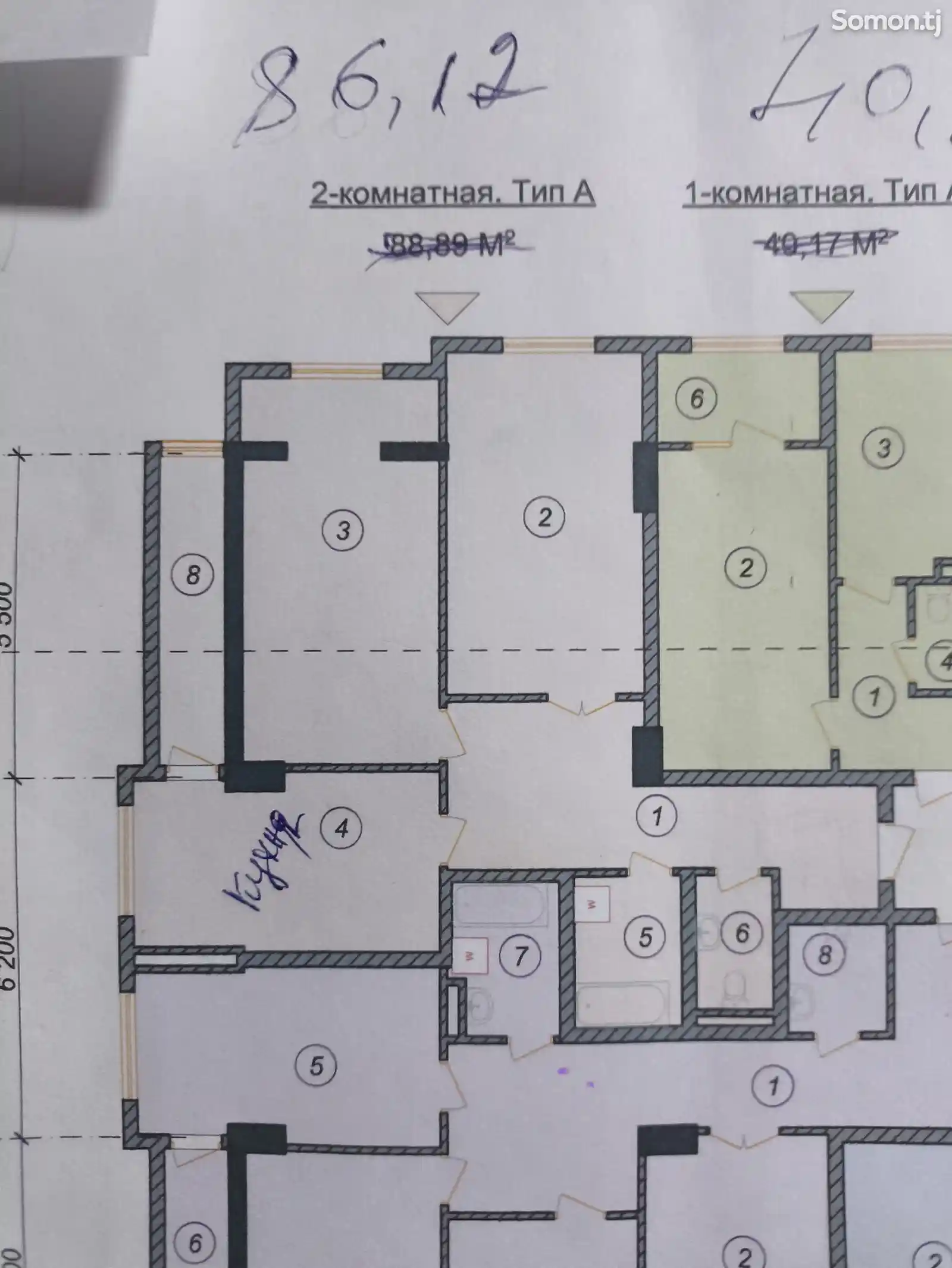 2-комн. квартира, 11 этаж, 86 м², Шоҳмансур-4