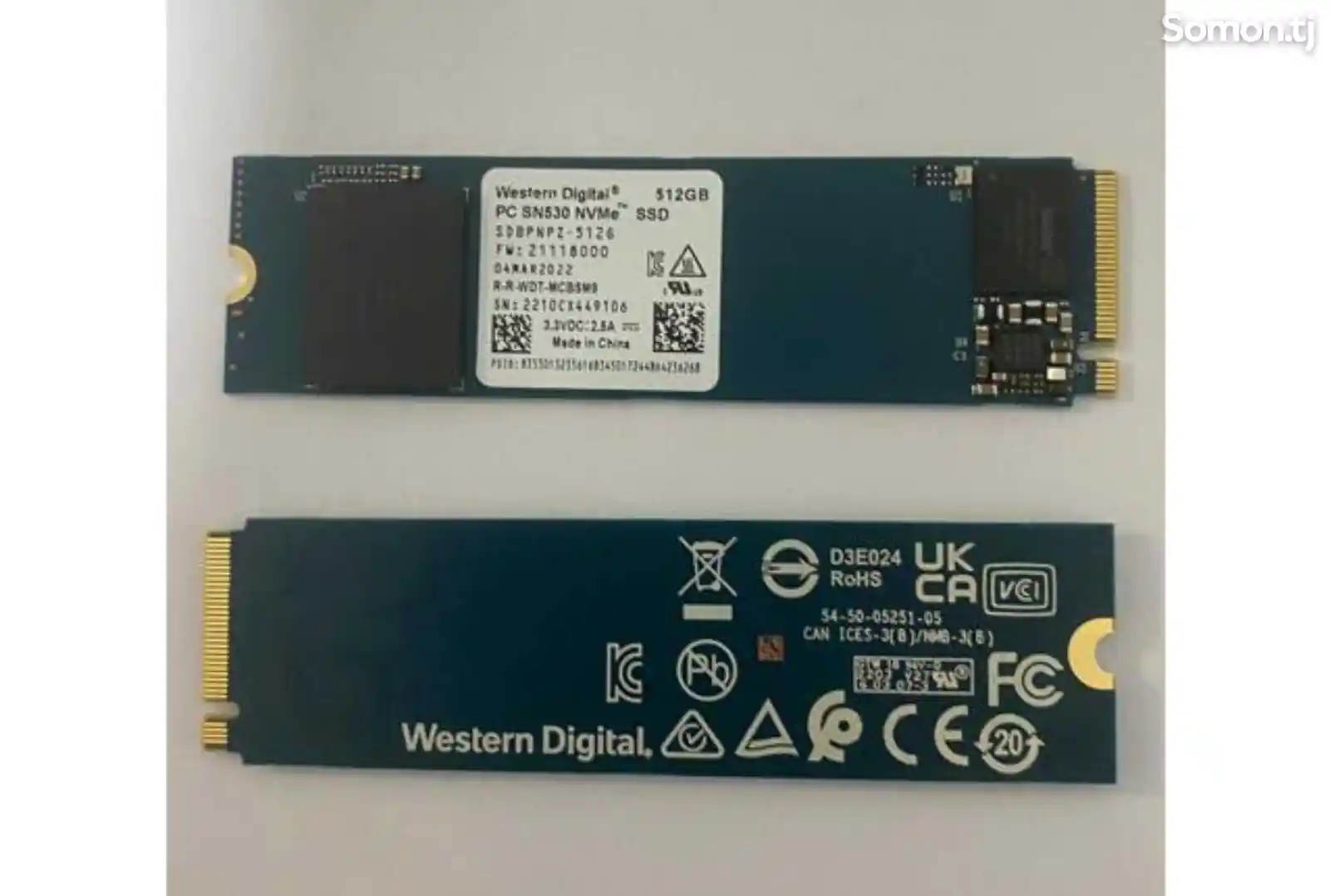 SSD накопитель M.2 Western Digital 512GB-1