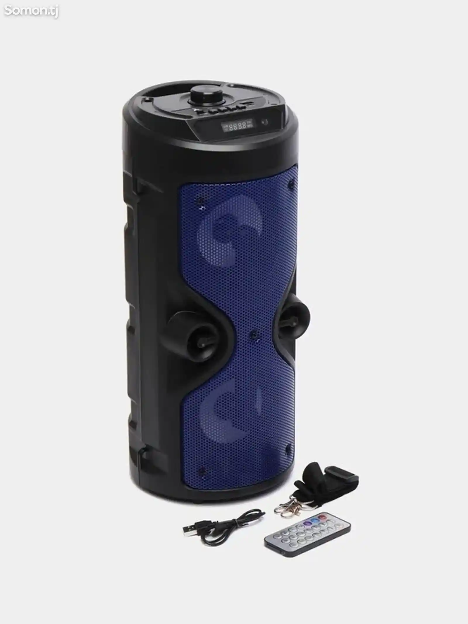 Портативная колонка bt speaker zqs-4209 bluetooth, fm, mp3 и подсветкой-4