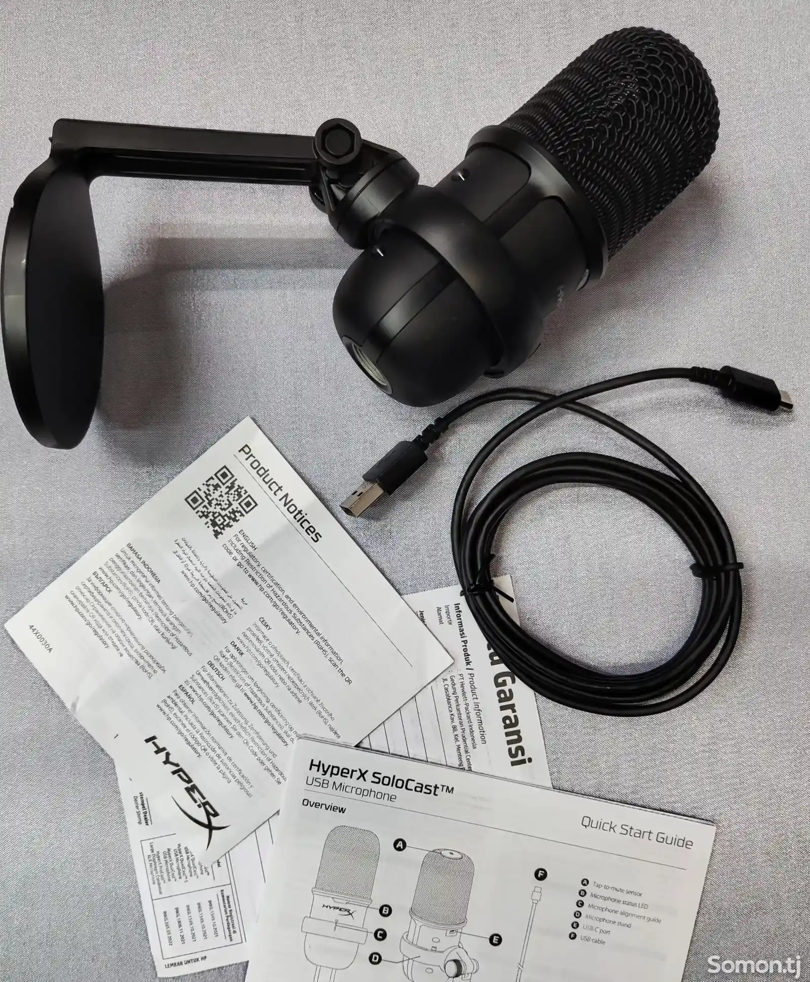 Микрофон HyperX Solocast Black-2
