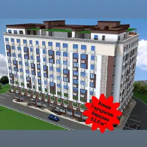 1-комн. квартира, 8 этаж, 54 м², Рудаки, Дж. Ш. Сомониён