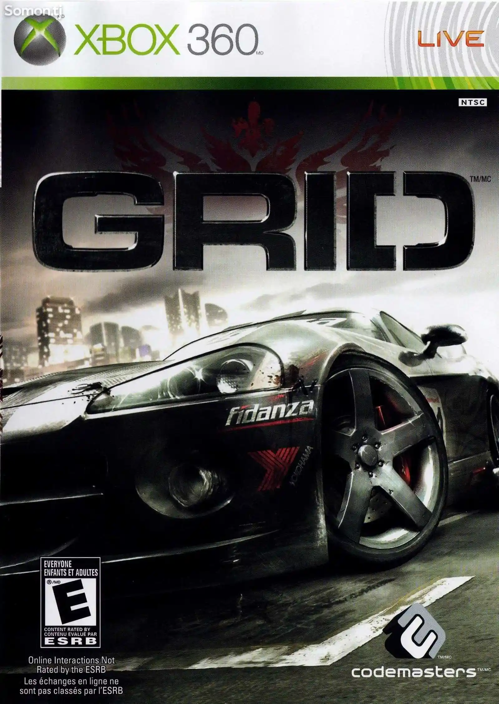 Игра Race driver grid для прошитых Xbox 360