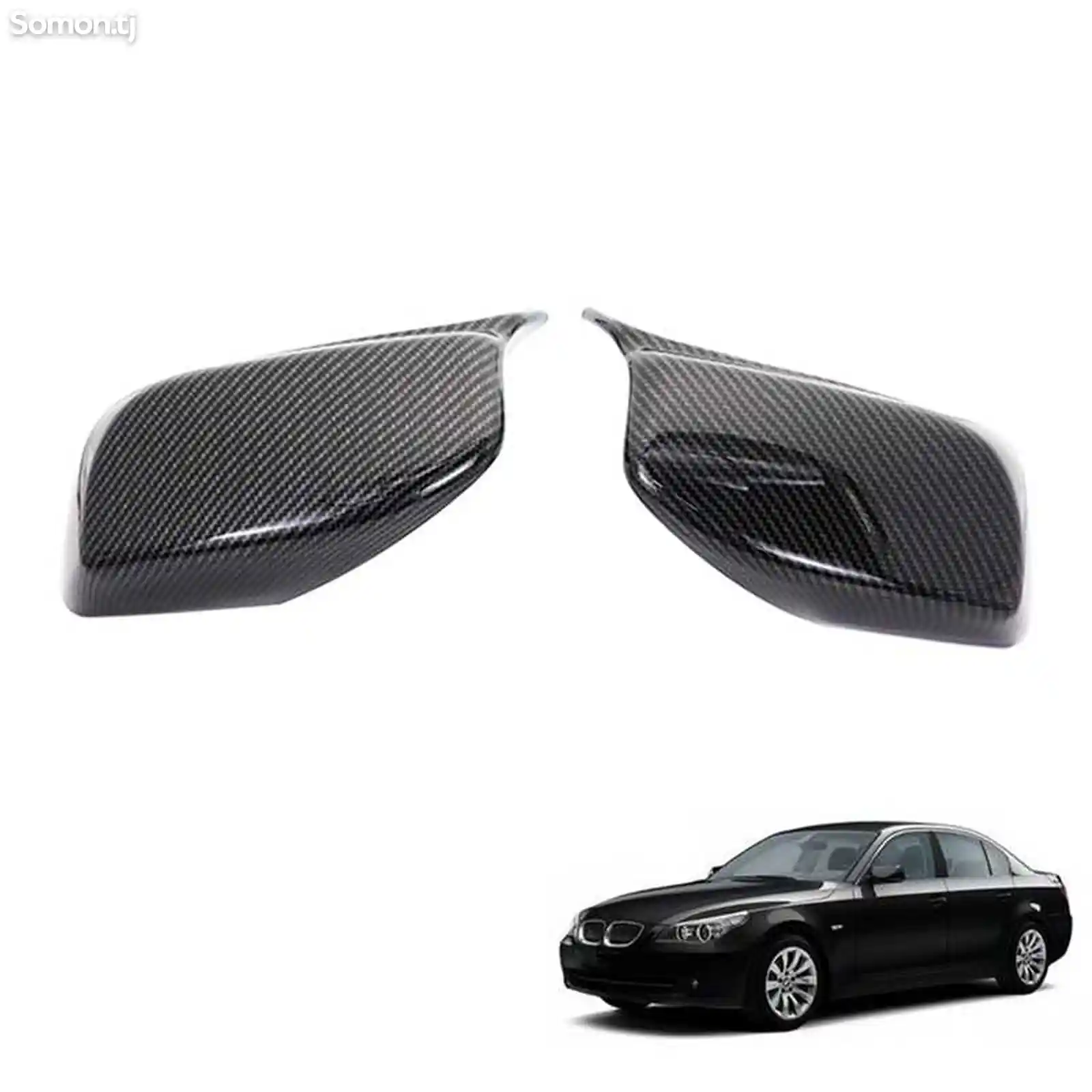 Накладки на боковое зеркало заднего вида для BMW E60 E90 F10 F30-1