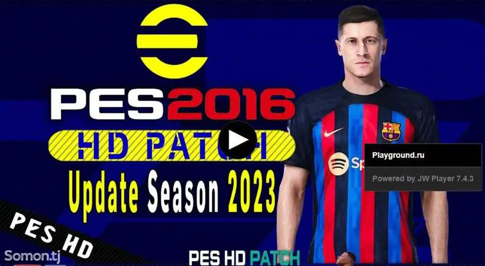 Игра PES 2016 patch season 2022-2023 для компьютера-пк-pc-3