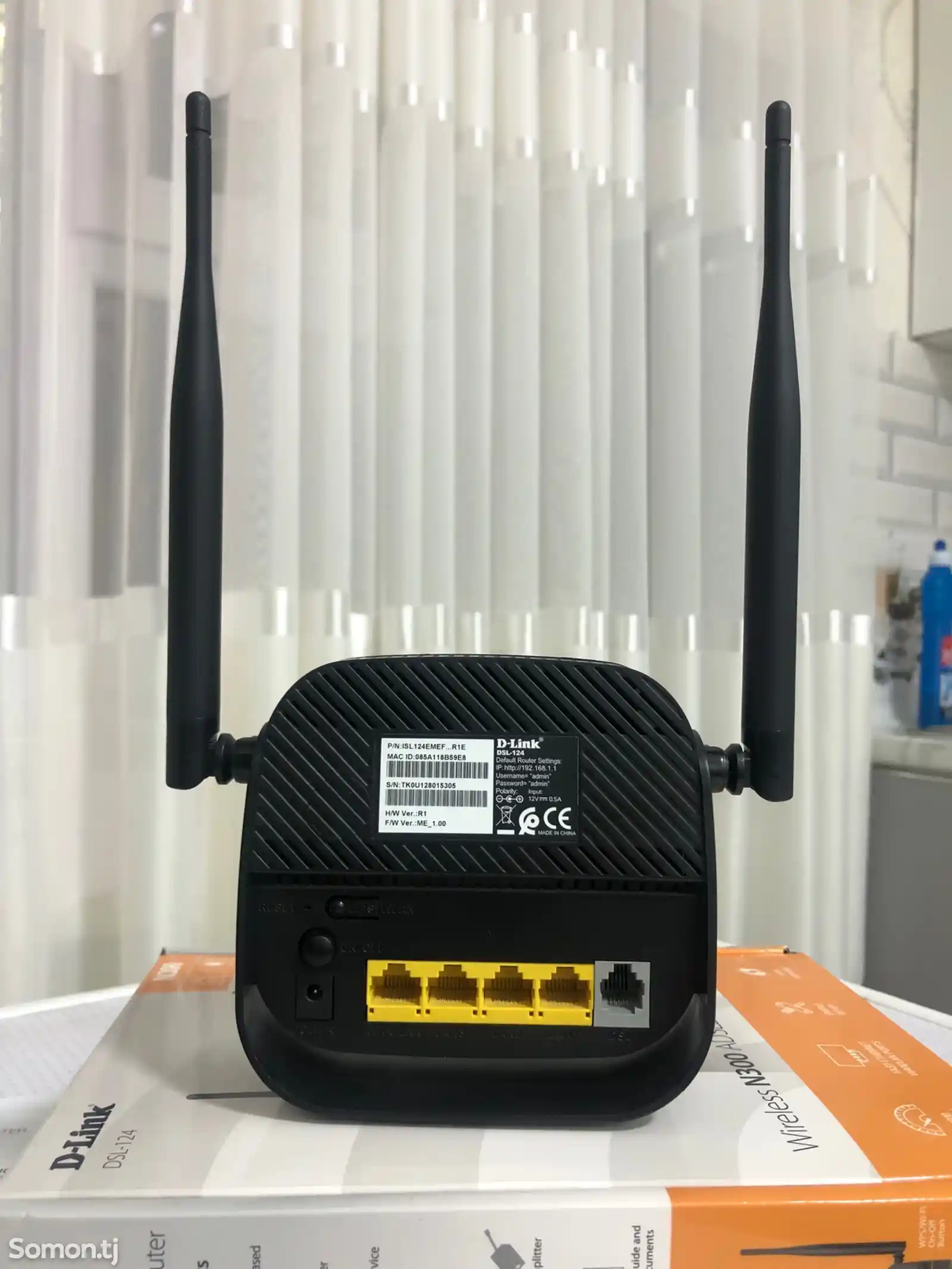 Роутер модем Wi-Fi D-Link DSL-124-10