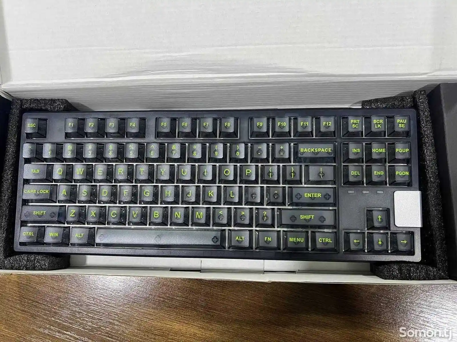 Кастомная-прозрачная клавиатура Х87-1