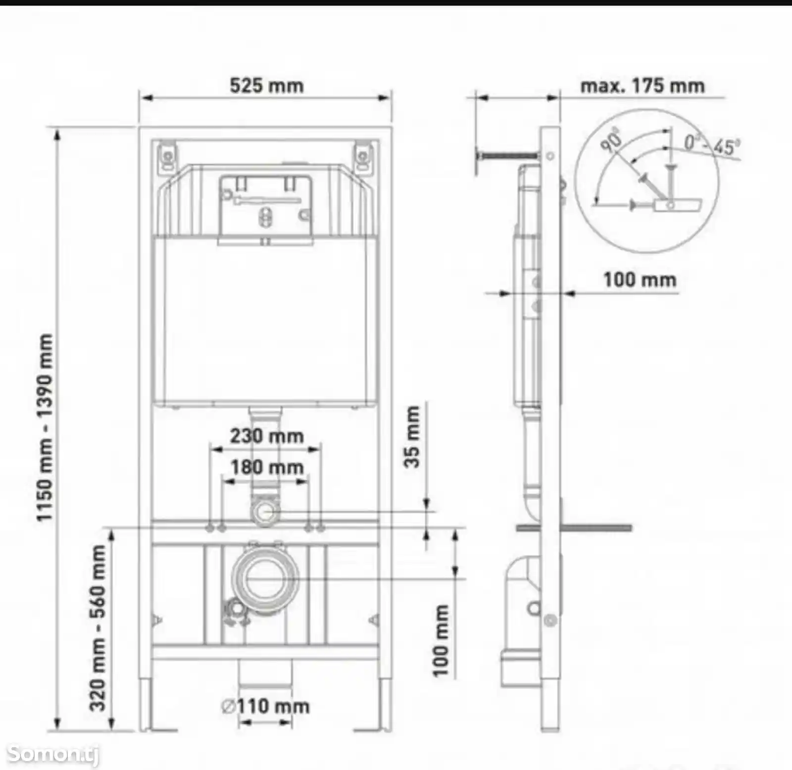 Инсталляция L5 черн.кн и унитаз Davinci микролифт-3