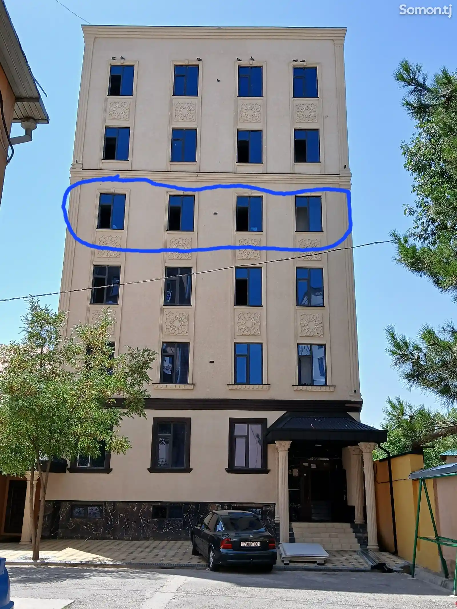 3-комн. квартира, 4 этаж, 70 м², кучаи Сомониён-1