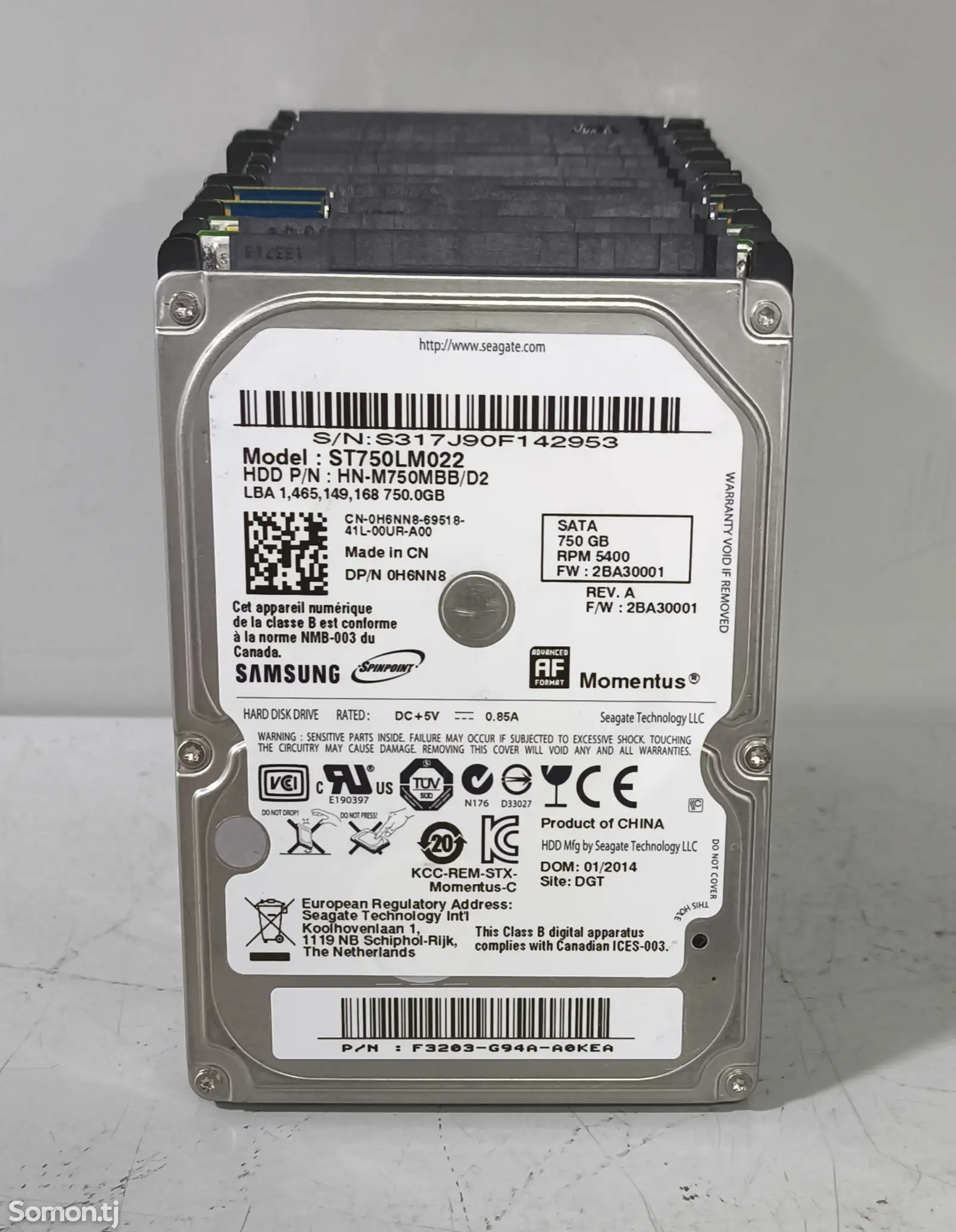 Жёсткий диск для ноутбуков Samsung 750GB-1