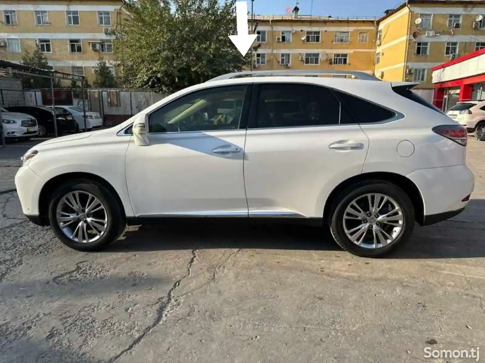 Рейлинги на крышу Lexus RX 2010-2015-2