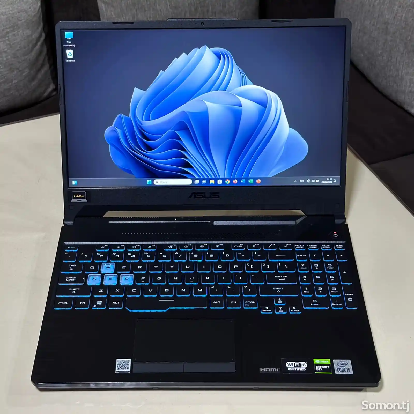Игровой ноутбук Asus Tuf FX506L i5-10gen-1