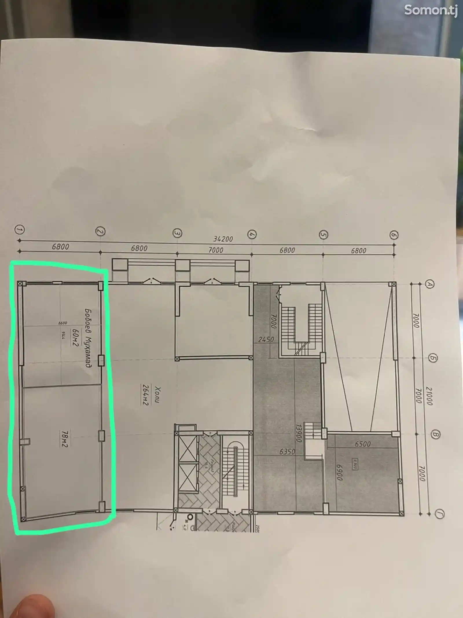 Помещение под свободное назначение, 138м², Шоҳмансур-7