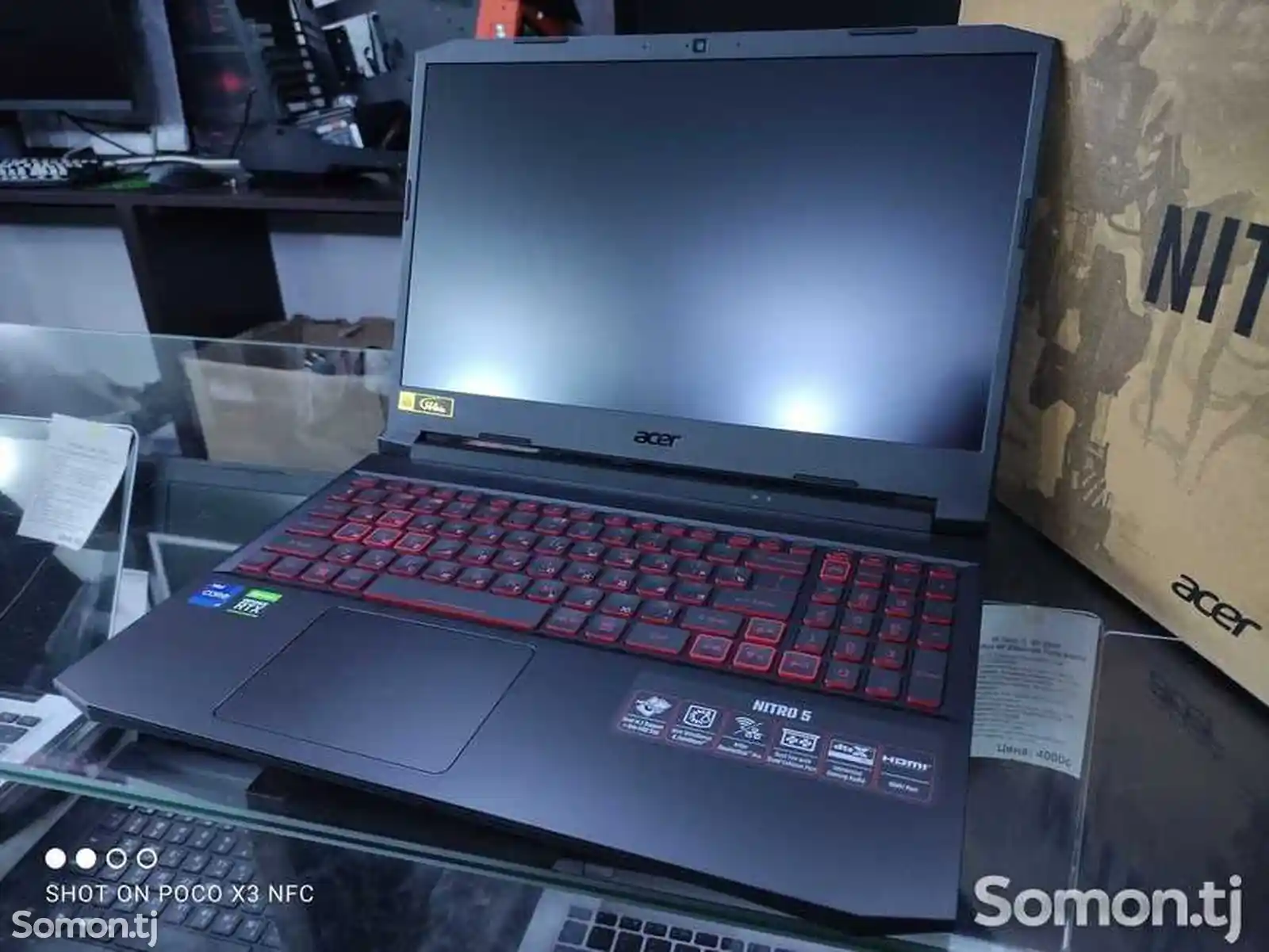 Игровой ноутбук Acer Nitro 5 AMD Ryzen 7 5800H / RTX 3060 6GB / 8GB / 256GB SSD-6