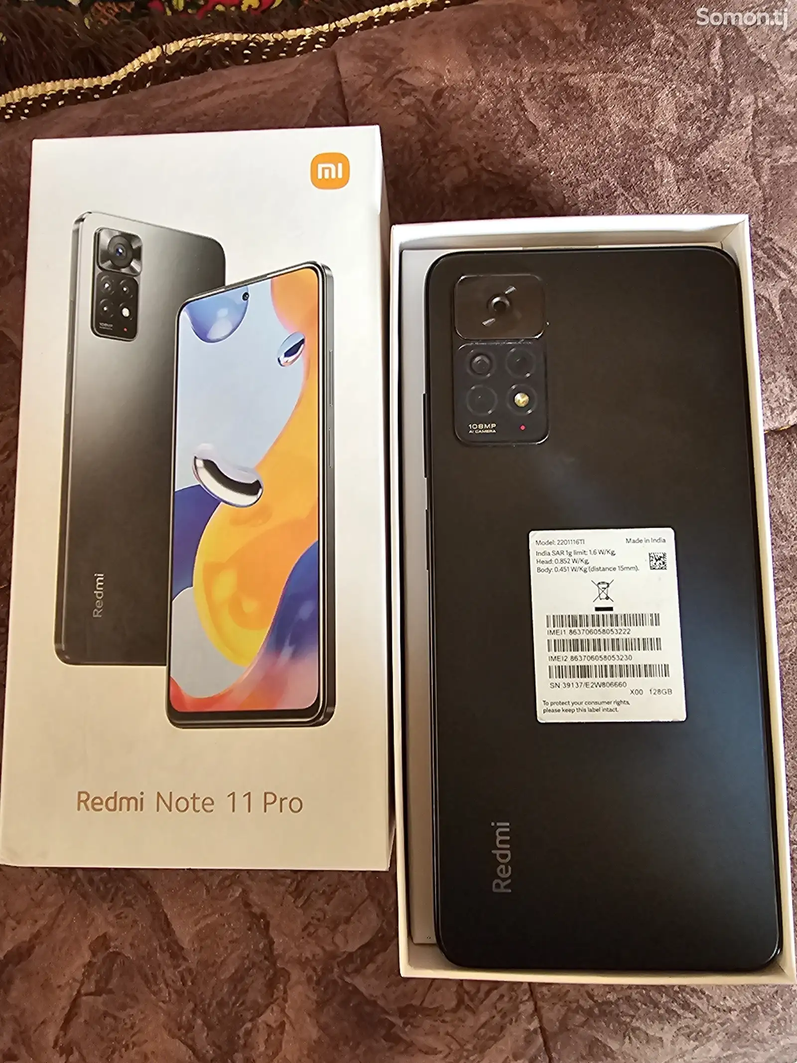 Xiaomi Redmi not 11 pro 128gb