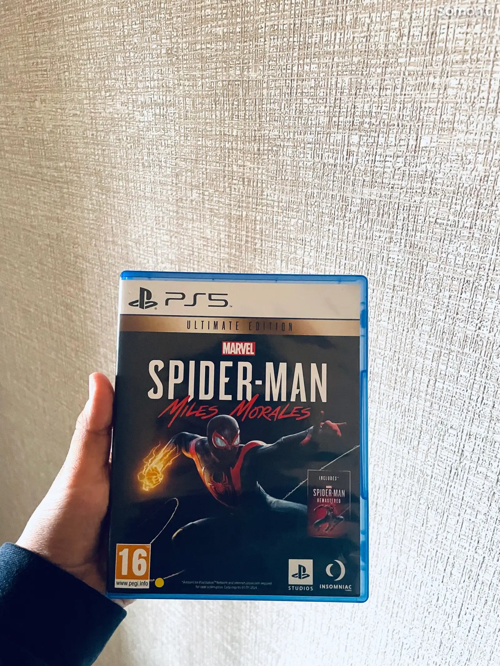 Диски для PS5 Spider man-1