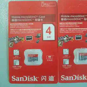 Флешкарта SD SanDisk 4Gb