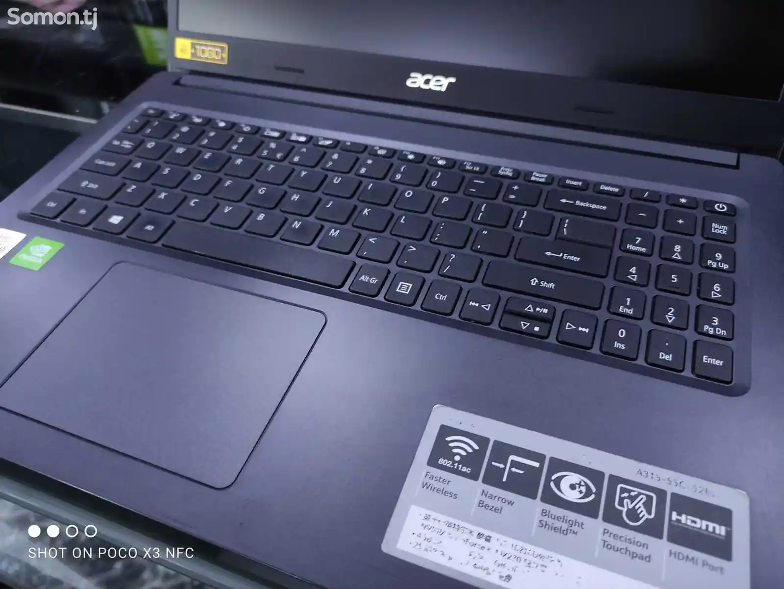 Игровой Ноутбук Acer Aspire A315 Core i5-10210U GeForce MX 250 /8GB/256GB SSD-6