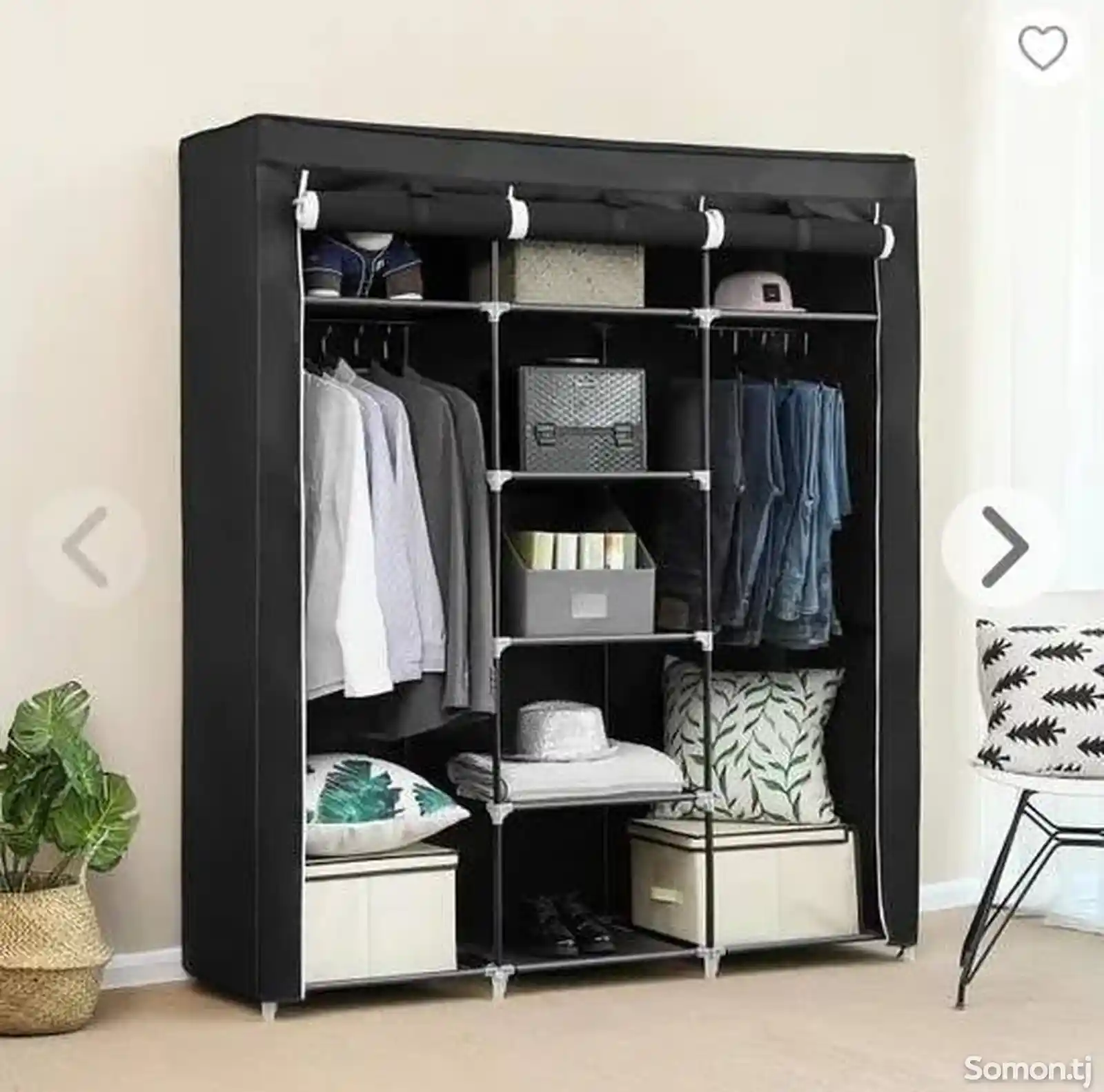 Шкаф для одежды тканевый, отдельный гардероб-4