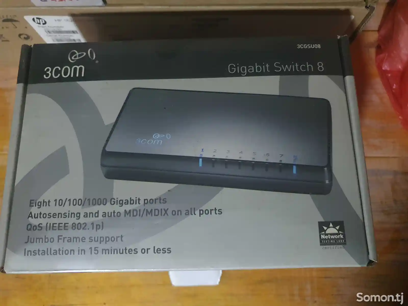 Коммутатор 3com Gigabit Switch 3CGSU08 8Port-1