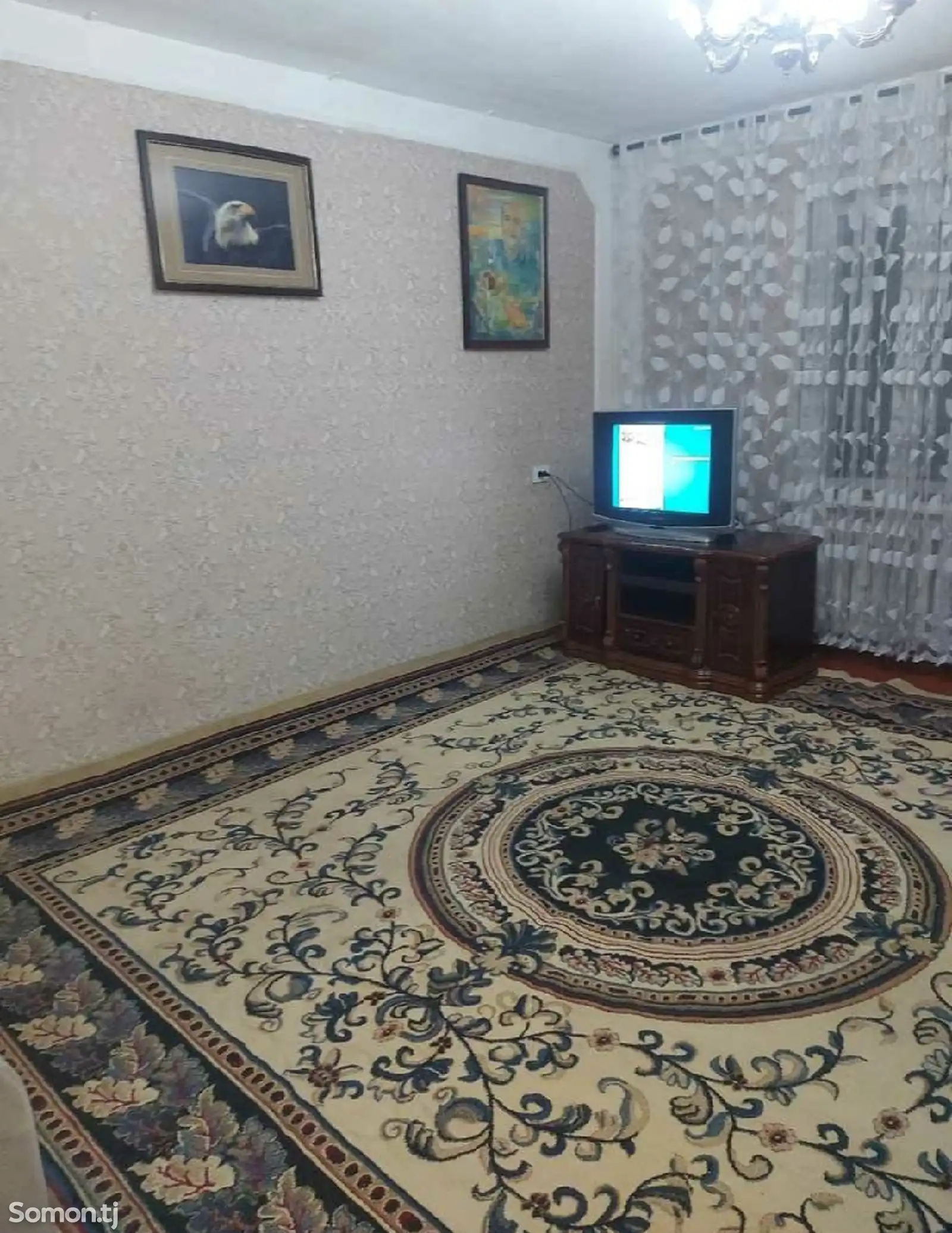 3-комн. квартира, 4 этаж, 95м², Исмоили Сомони-1