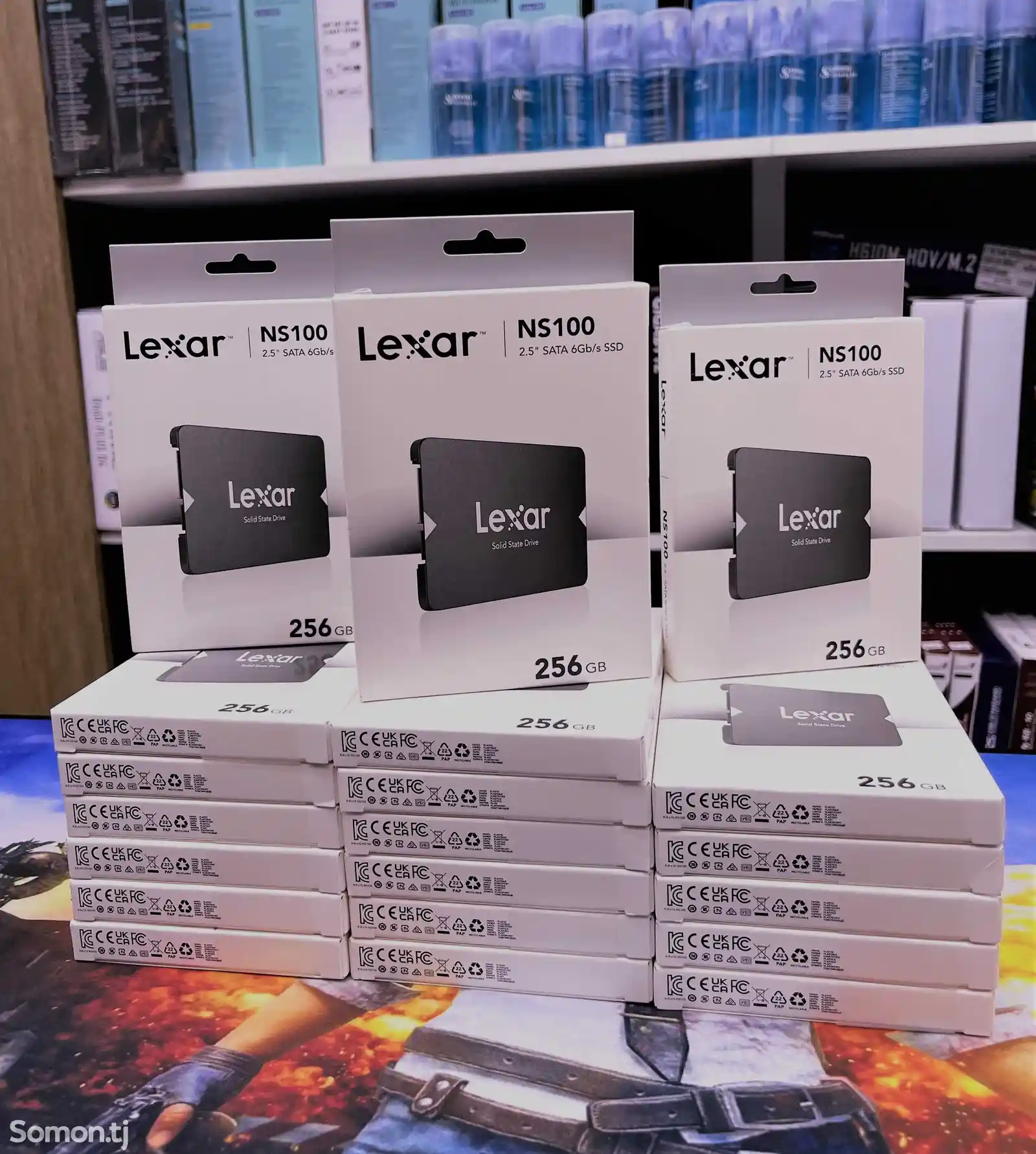 SSD накопитель Lexar NS100 256GB-2