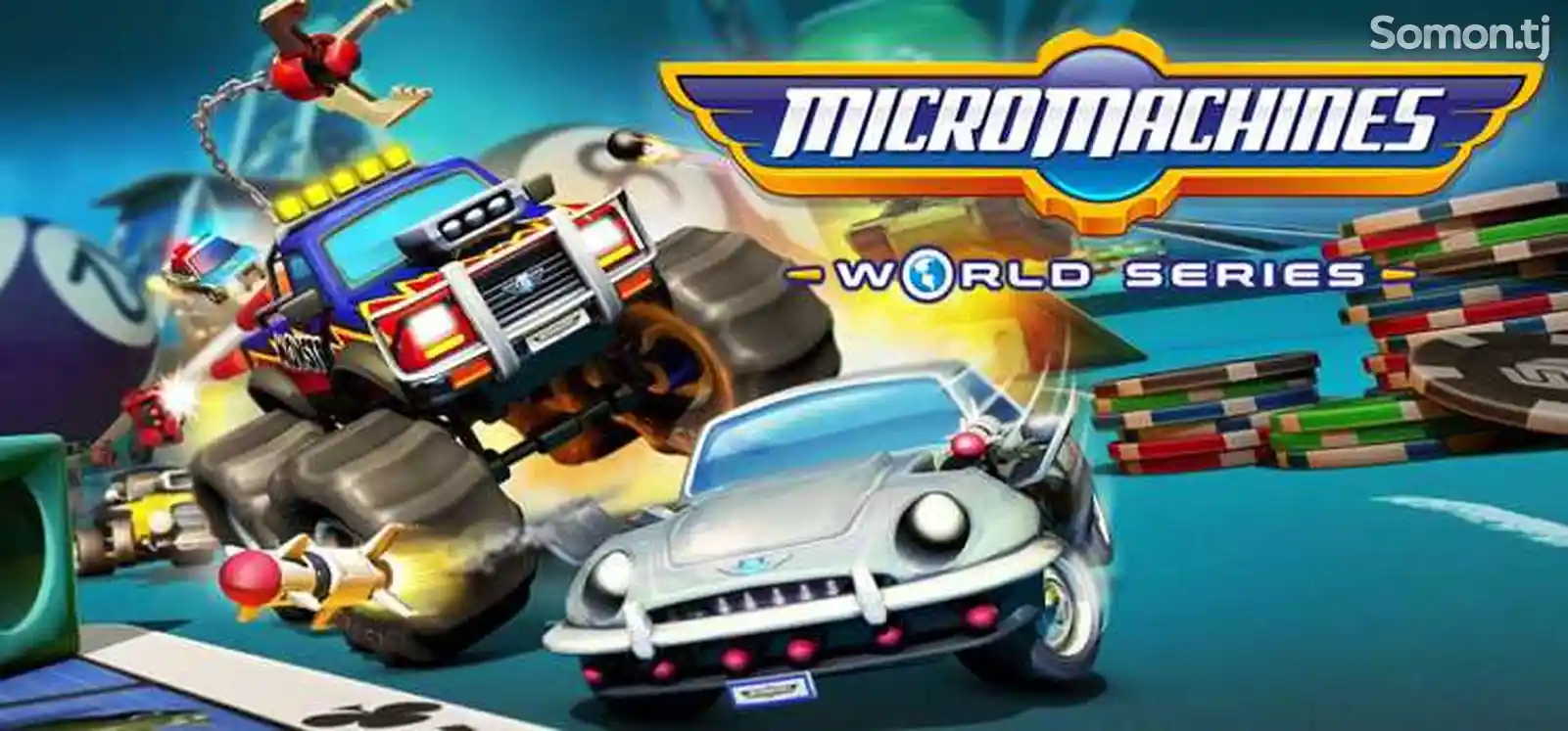 Игра Micro machines world series для PS-4 / 5.05 / 6.72 / 7.02 / 7.55 / 9.00 /