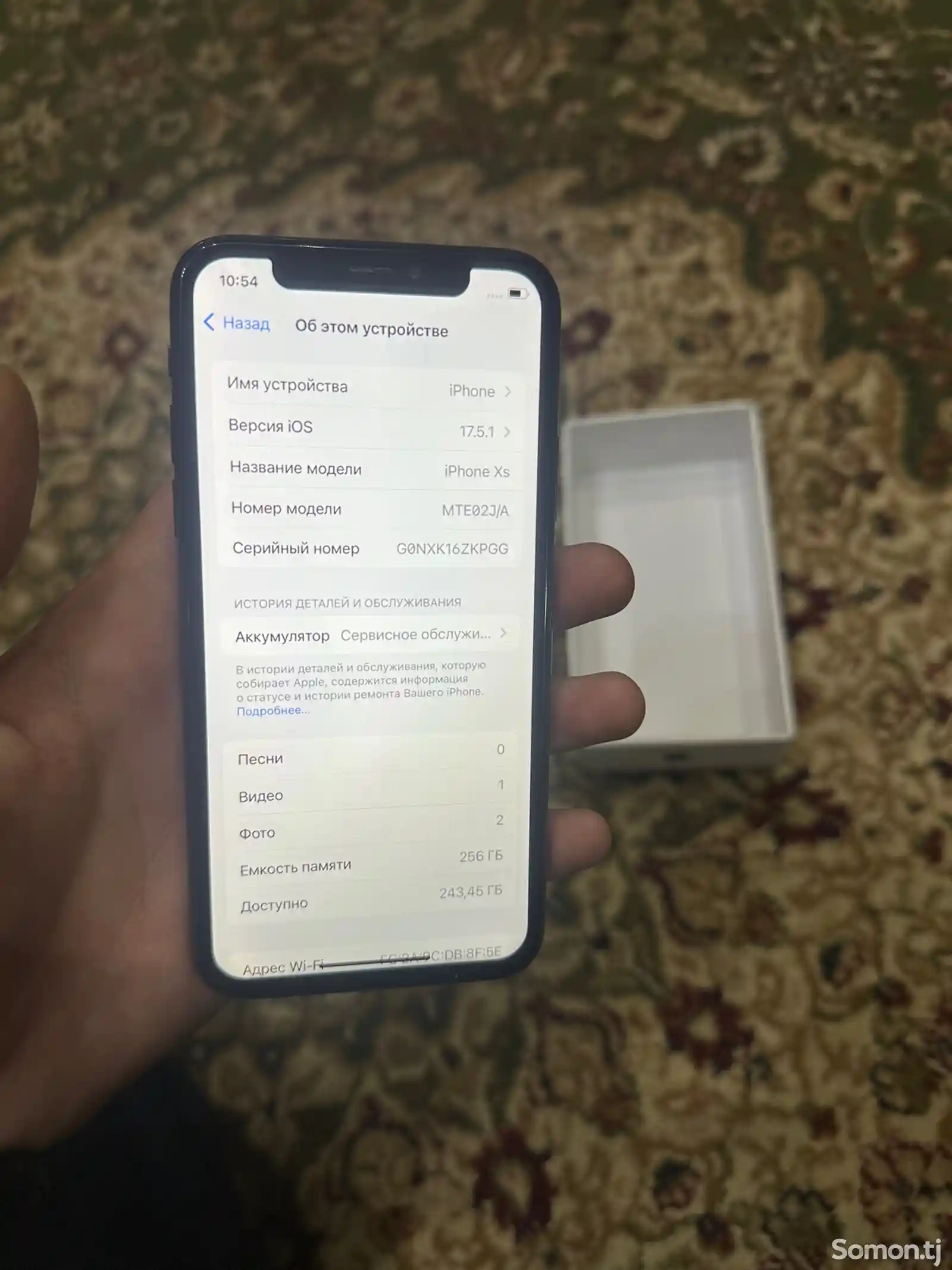 Apple iPhone Xs, 256 gb, Space Grey-2