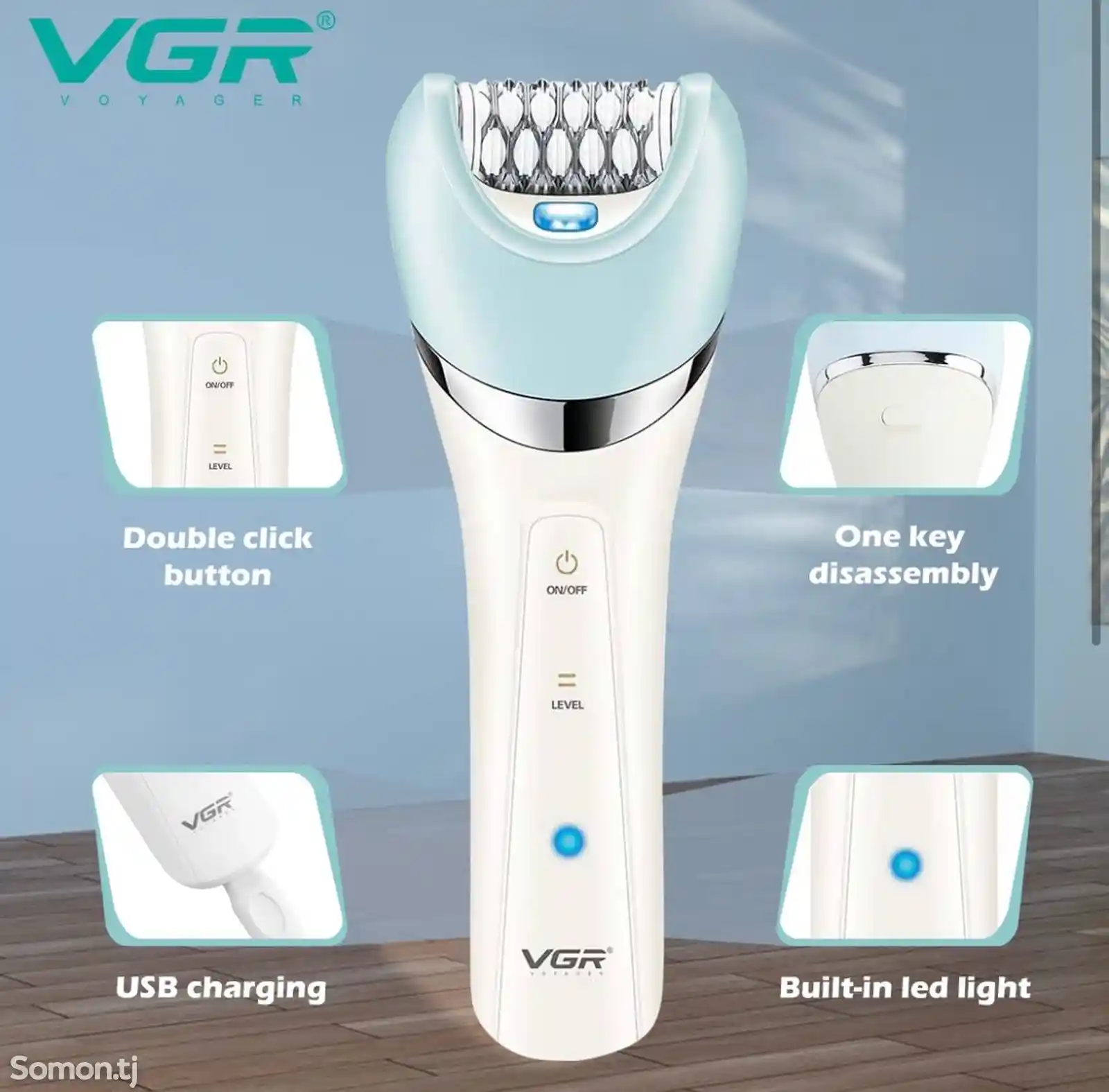Оригинальный Эпилятор VGR 5 в 1, Женский Фотоэпилятор для лица и тела-4