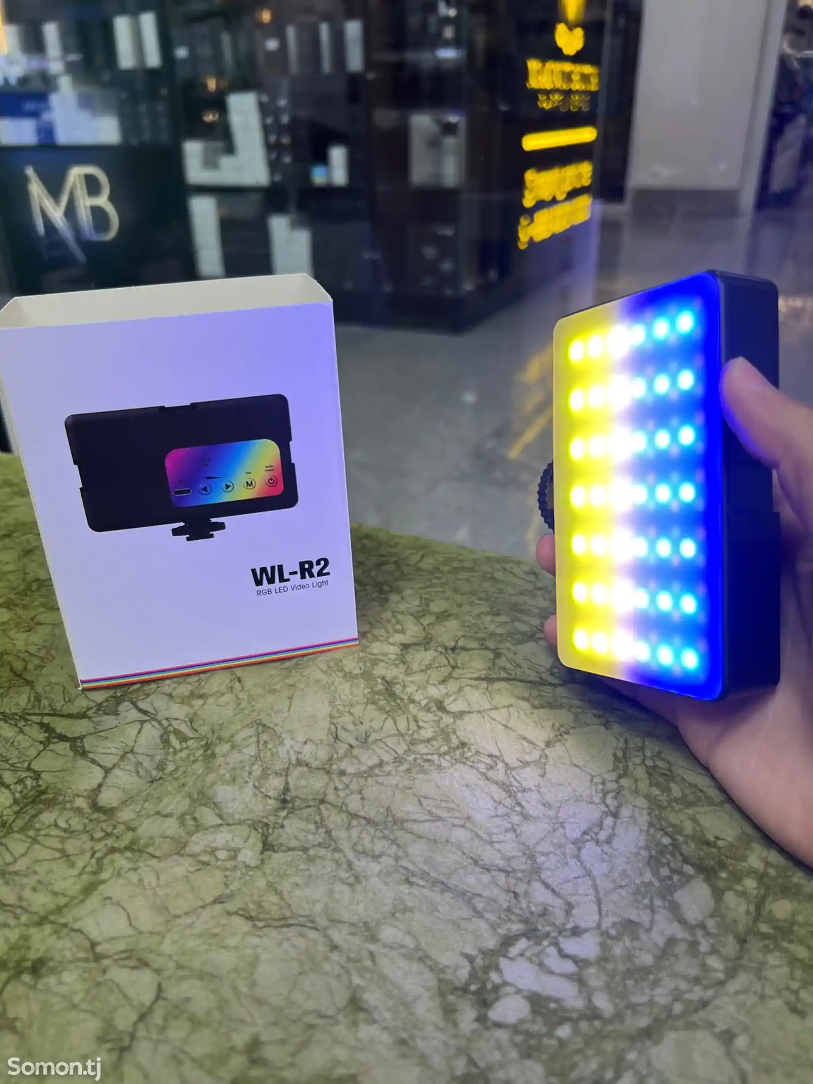 Видеосвет WL-R2 для съёмки фото и видео, осветитель светодиодный LED RGB-2