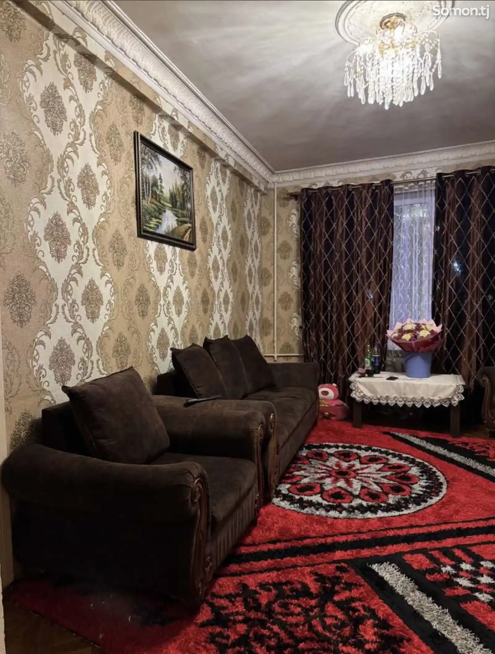 2-комн. квартира, 2 этаж, 60м², Сомони-4