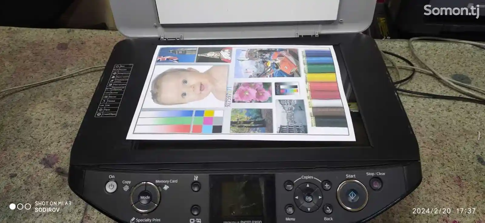 Цветной принтер Епсон Рх615-2