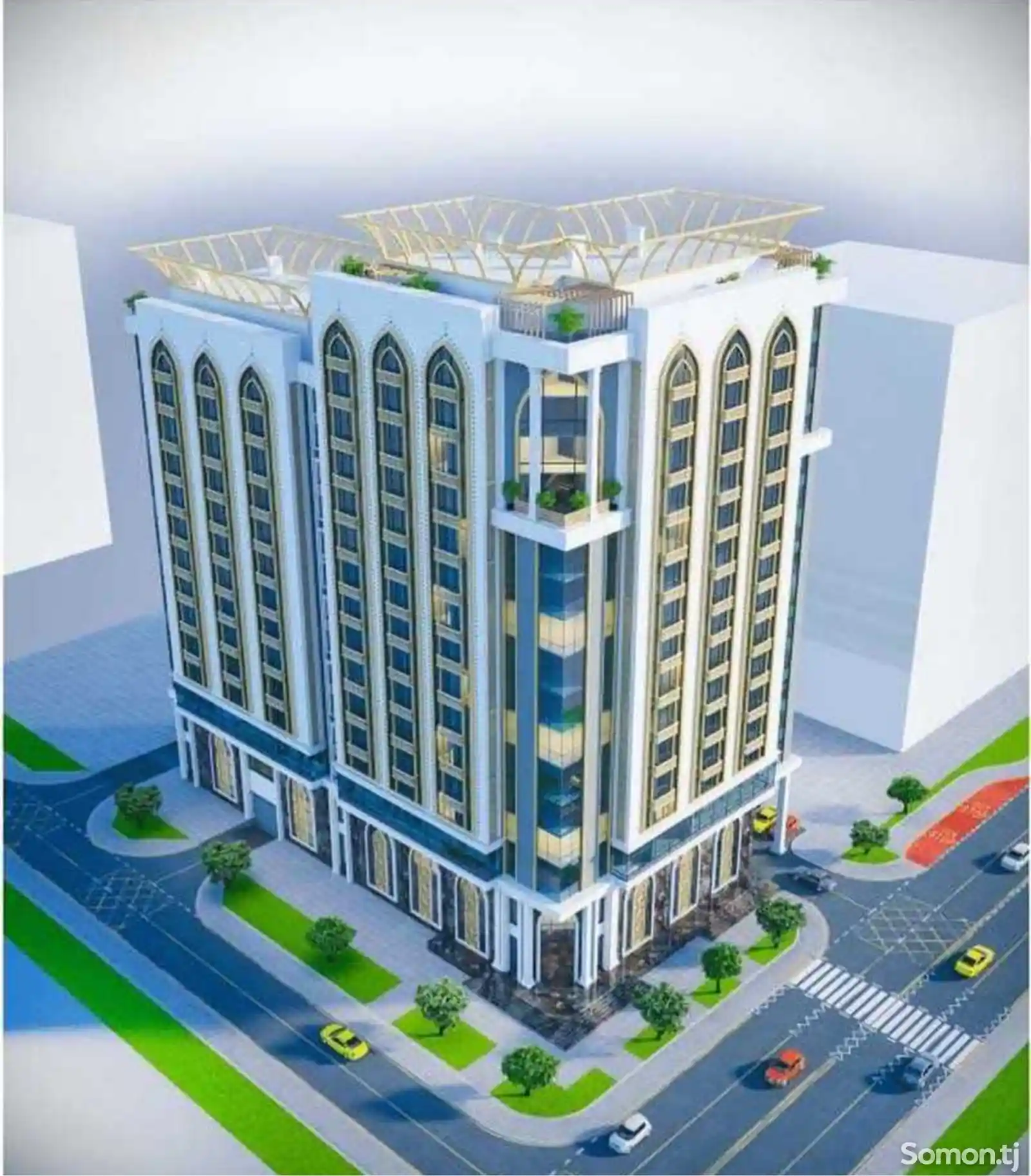 2-комн. квартира, 13 этаж, 112 м², шохмансур-13