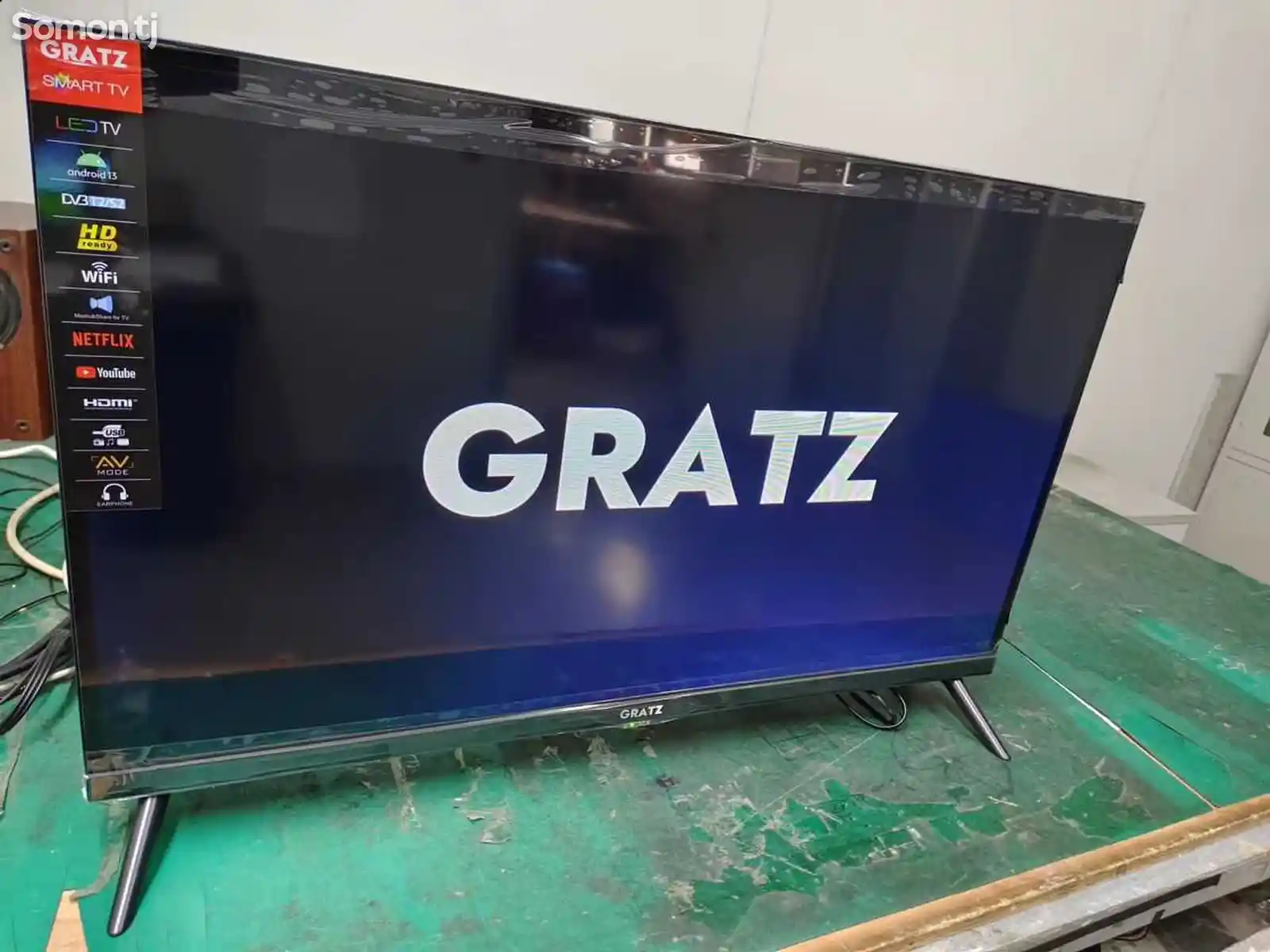 Телевизор Gratz 32 Безрамочный, Youtube Android-1