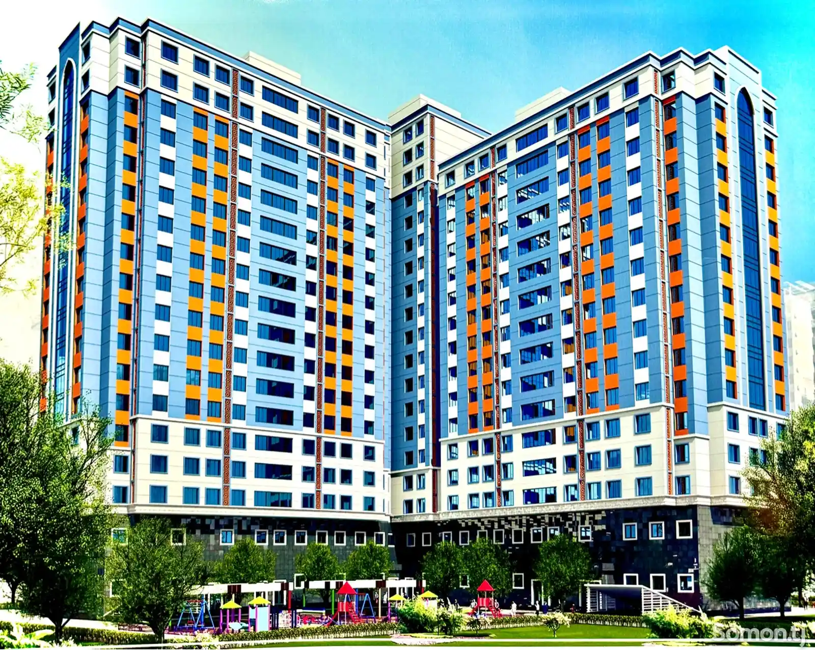 2-комн. квартира, 10 этаж, 69 м², И.Сомони-3