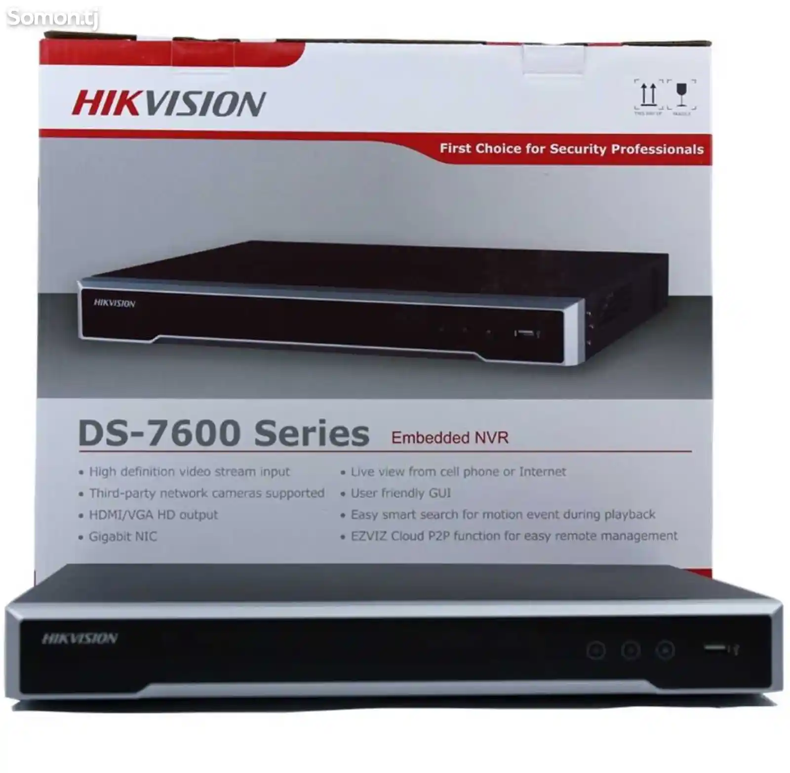 IP видеорегистратор Hikvision DS-7608NI-I2