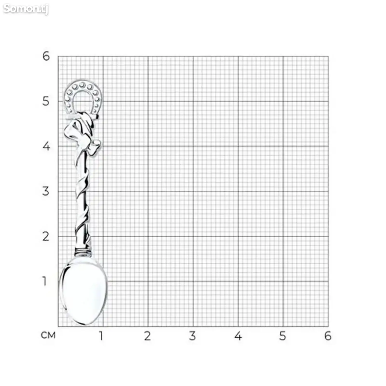 Ложечка из серебра 925 пробы-2