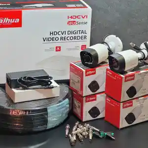 Комплект камера видеонаблюдения 4шт HD