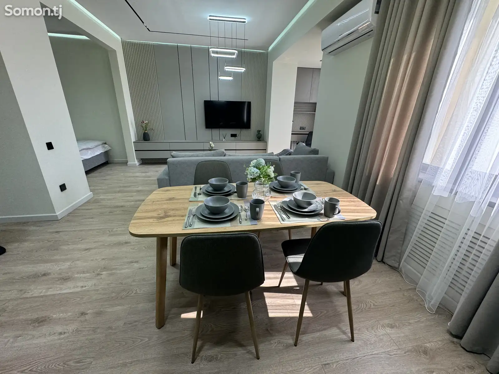 1-комн. квартира, 15 этаж, 49 м², И.Сомони-11