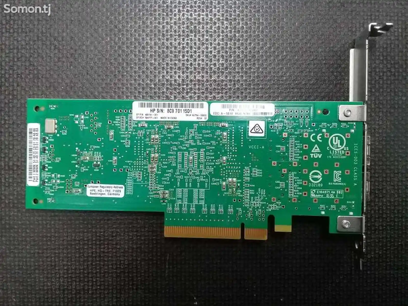 Адаптер HP 82Q 8 Гбит/ с PCIe Fibre Channel-3