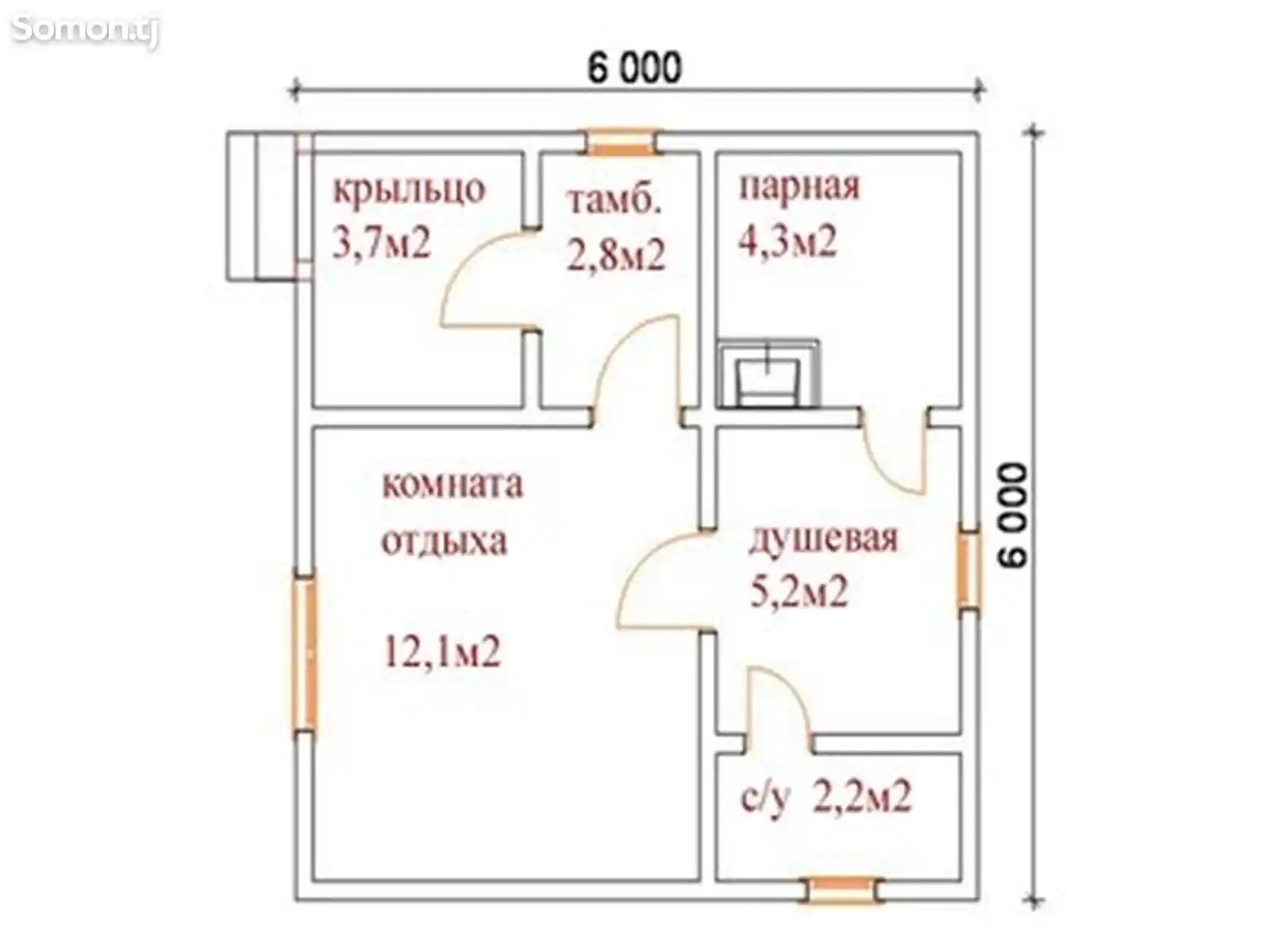 Услуги по планировке саун и бань-2