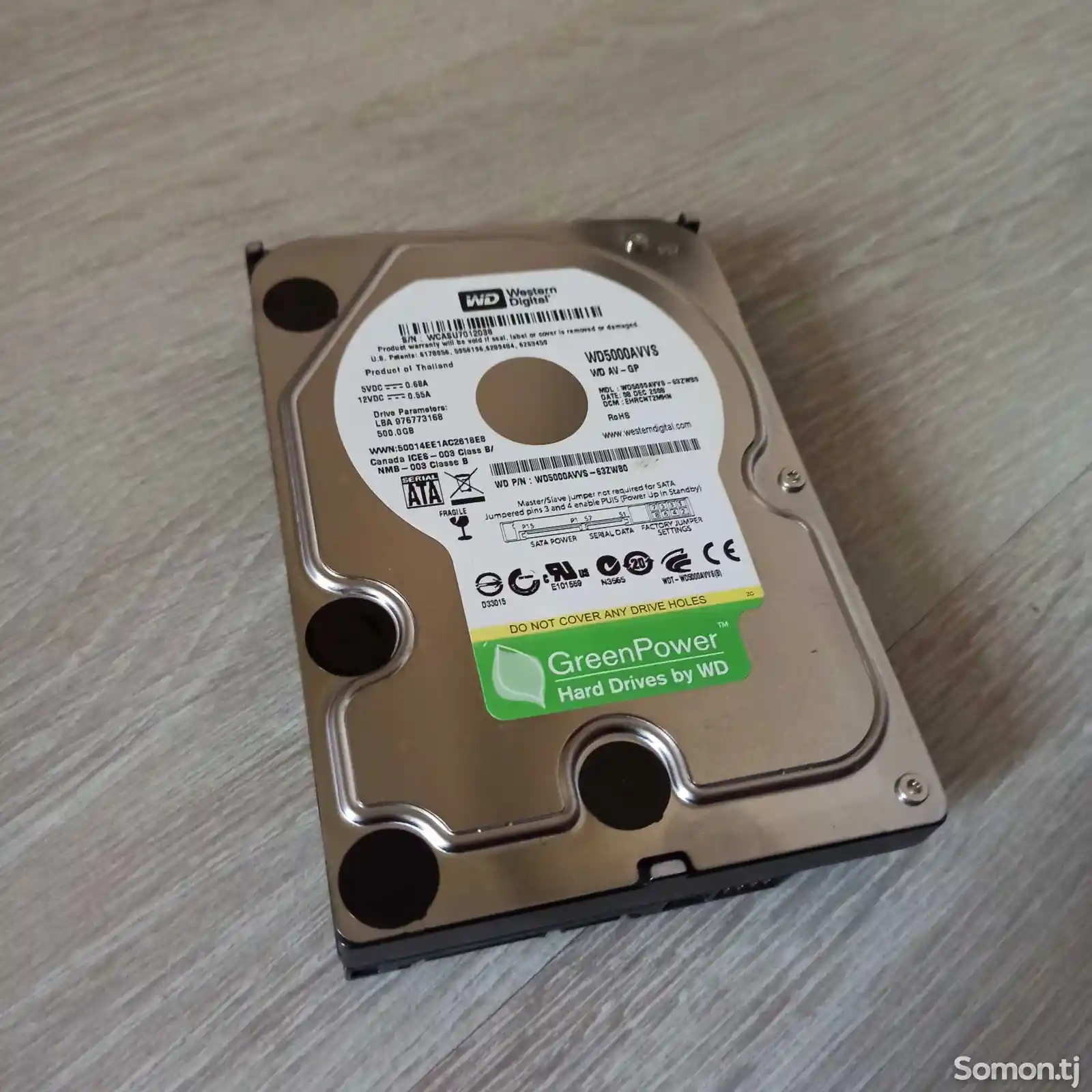 Жесткий диск 500GB WD-1