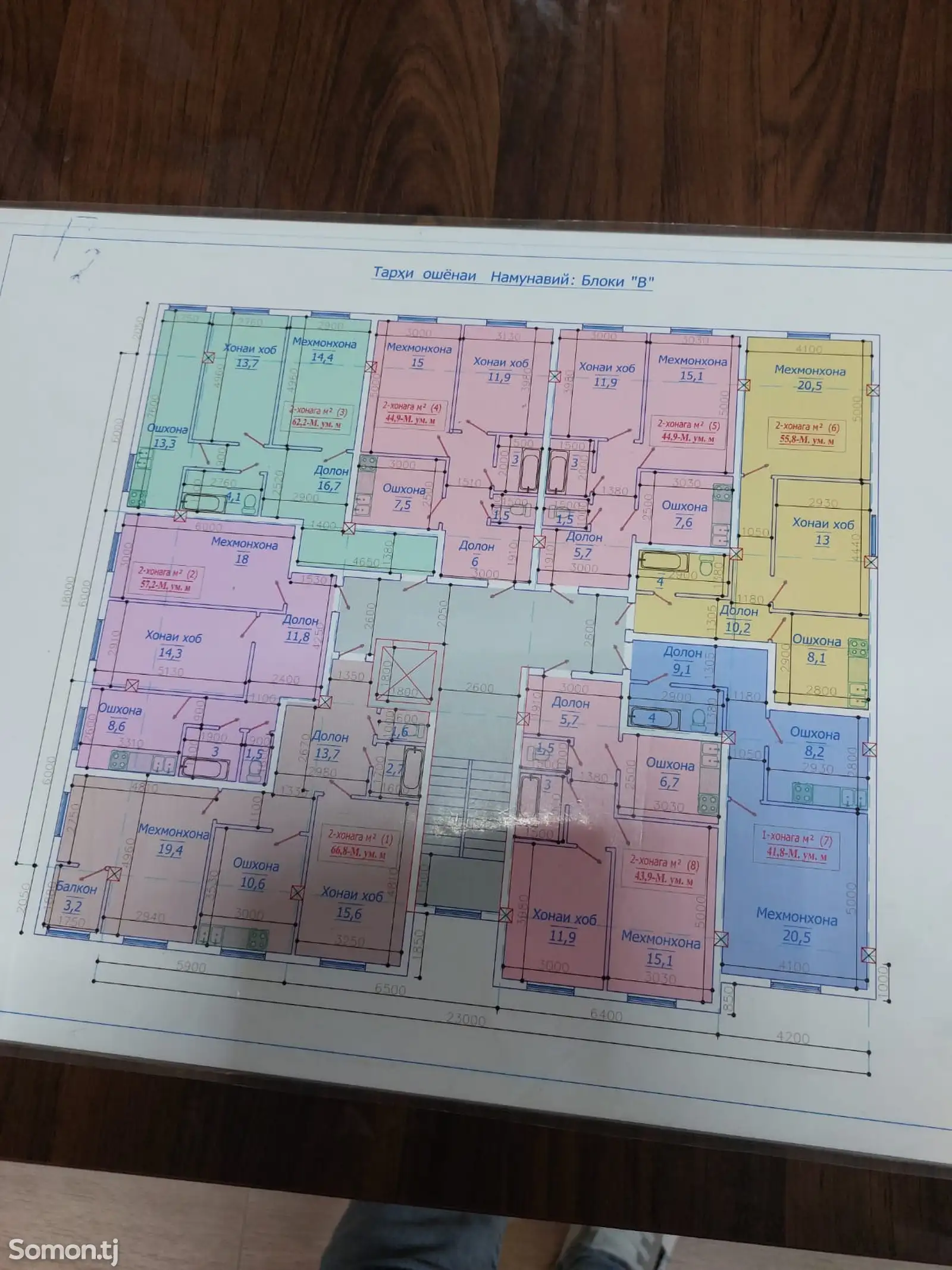 2-комн. квартира, 7 этаж, 45 м², Гардиши Ленинград-1